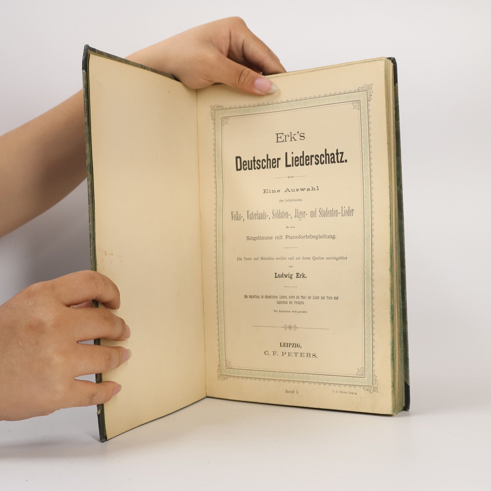 Ludwig Erk Erk's Deutscher Liederschatz