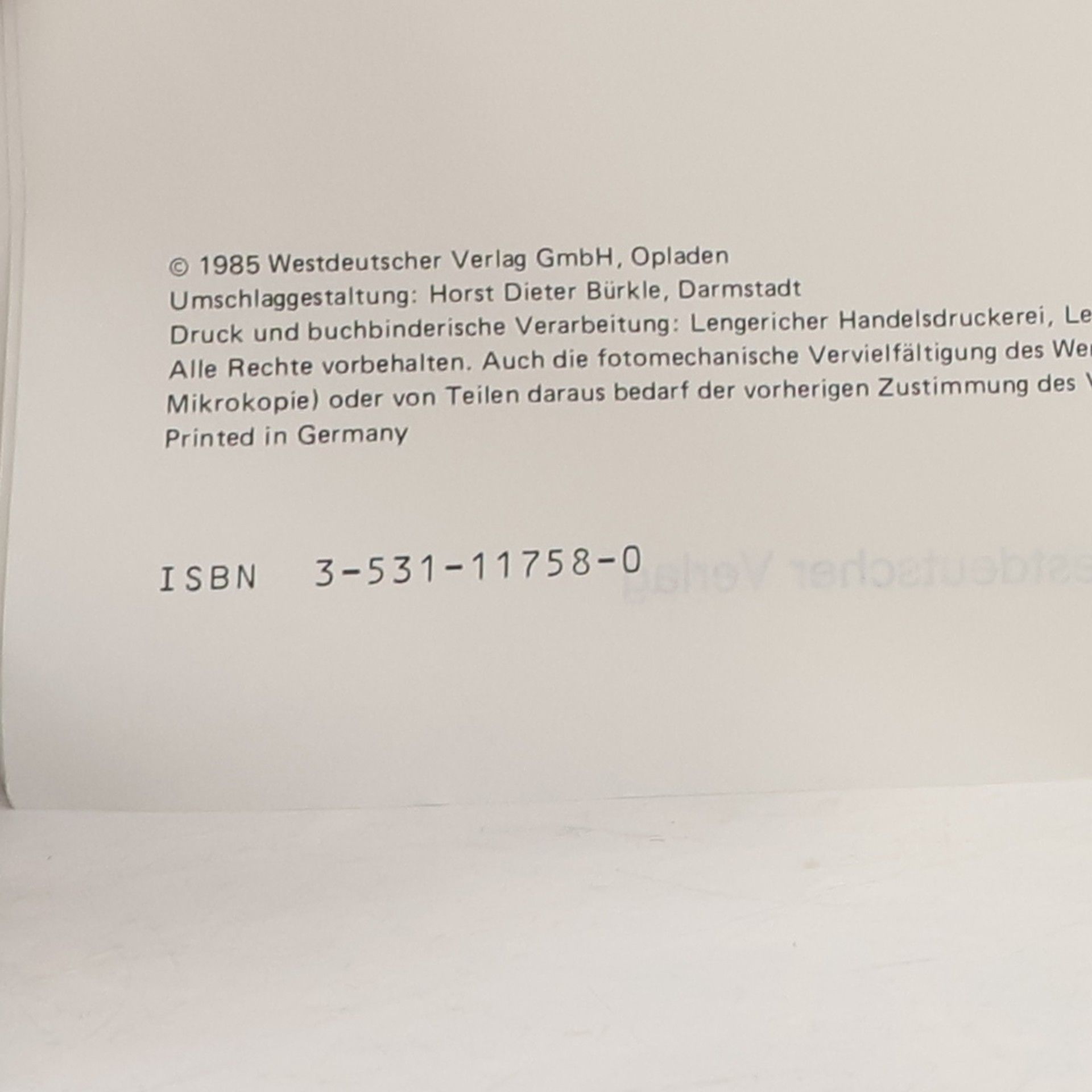 Jürgen Friedrichs Die Städte in den 80er [achtziger] Jahren