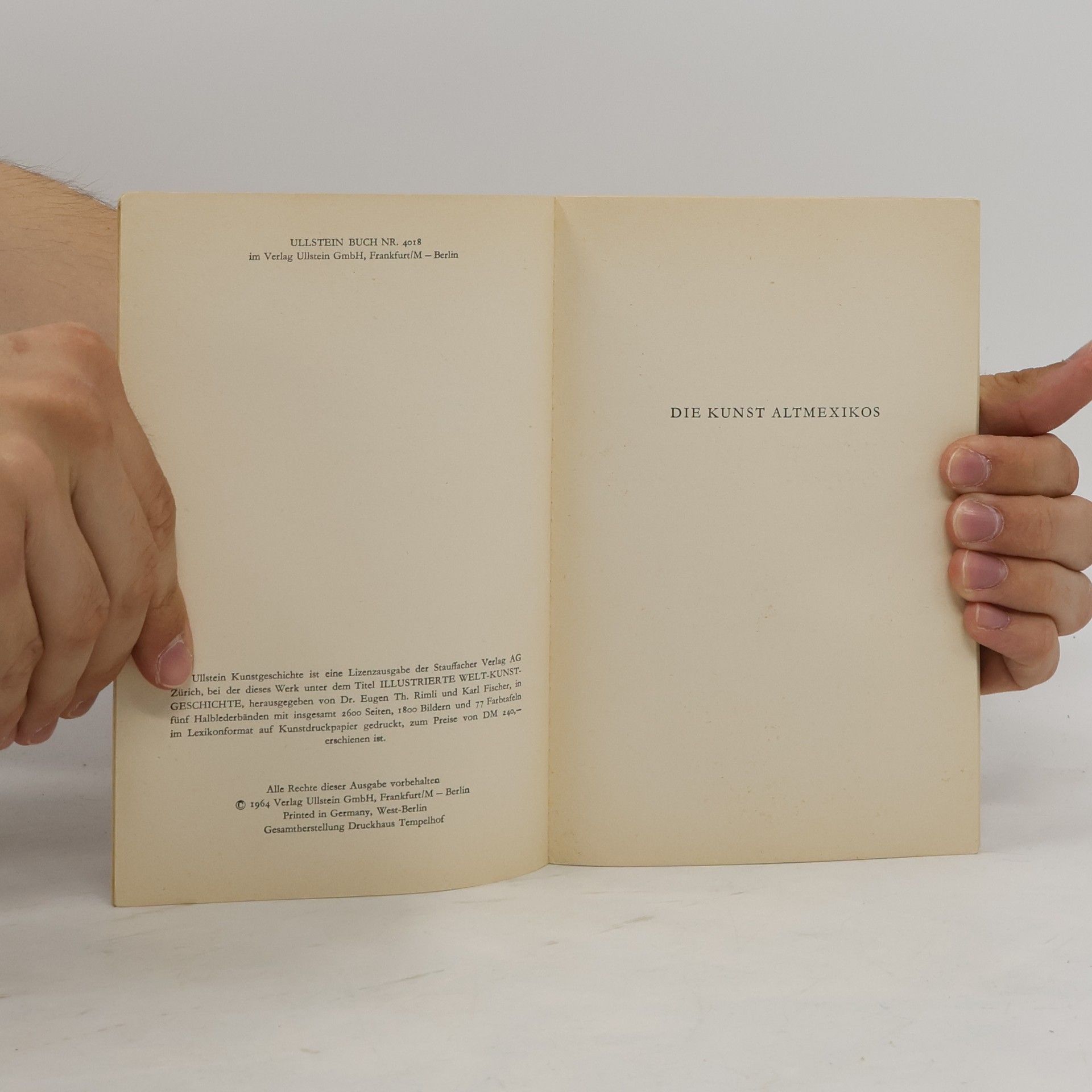 Autorenkollektiv Ullstein Kunstgeschichte. Altamerika und iberoamerikanische Kolonialkunst. Band 18