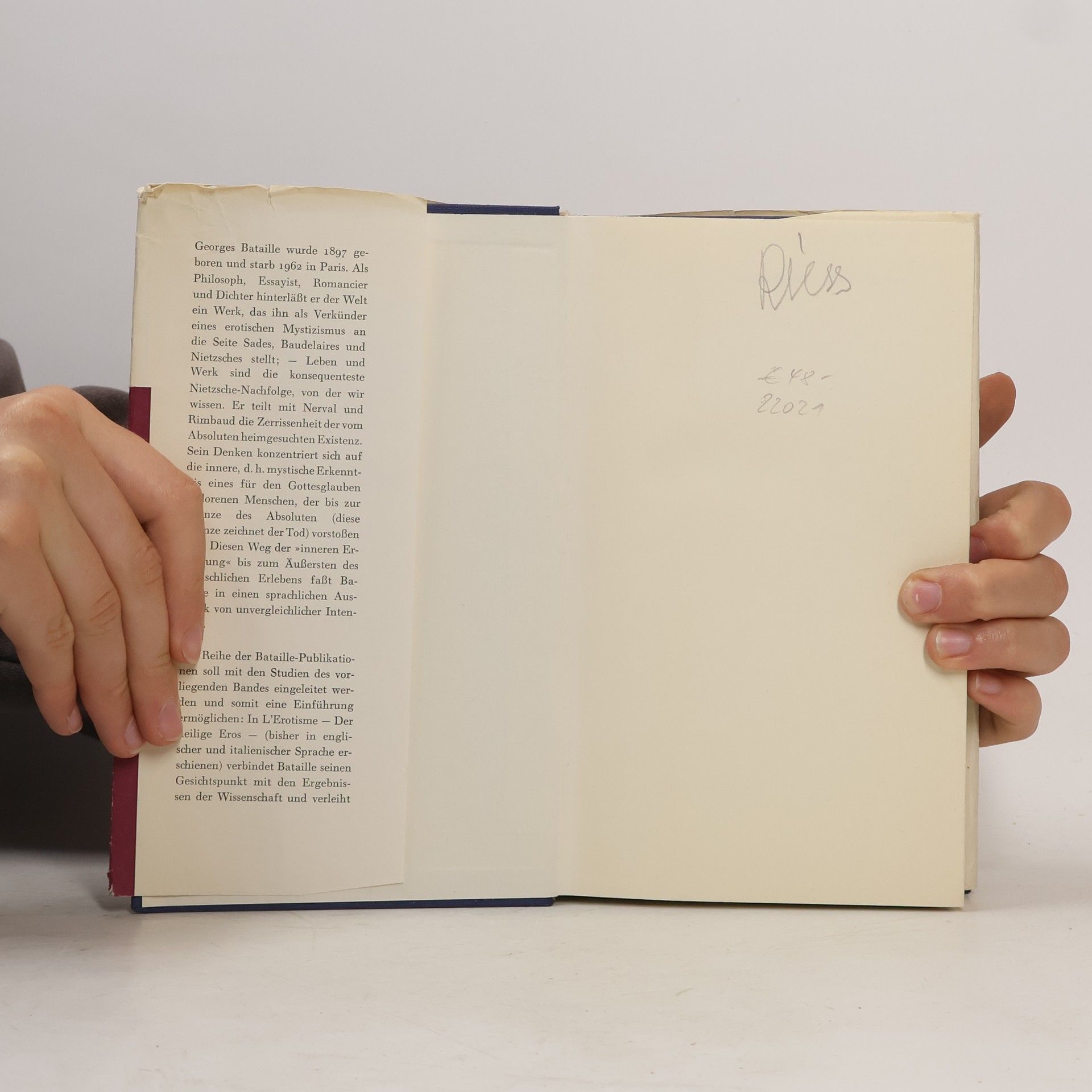 Georges Bataille  Der heilige Eros