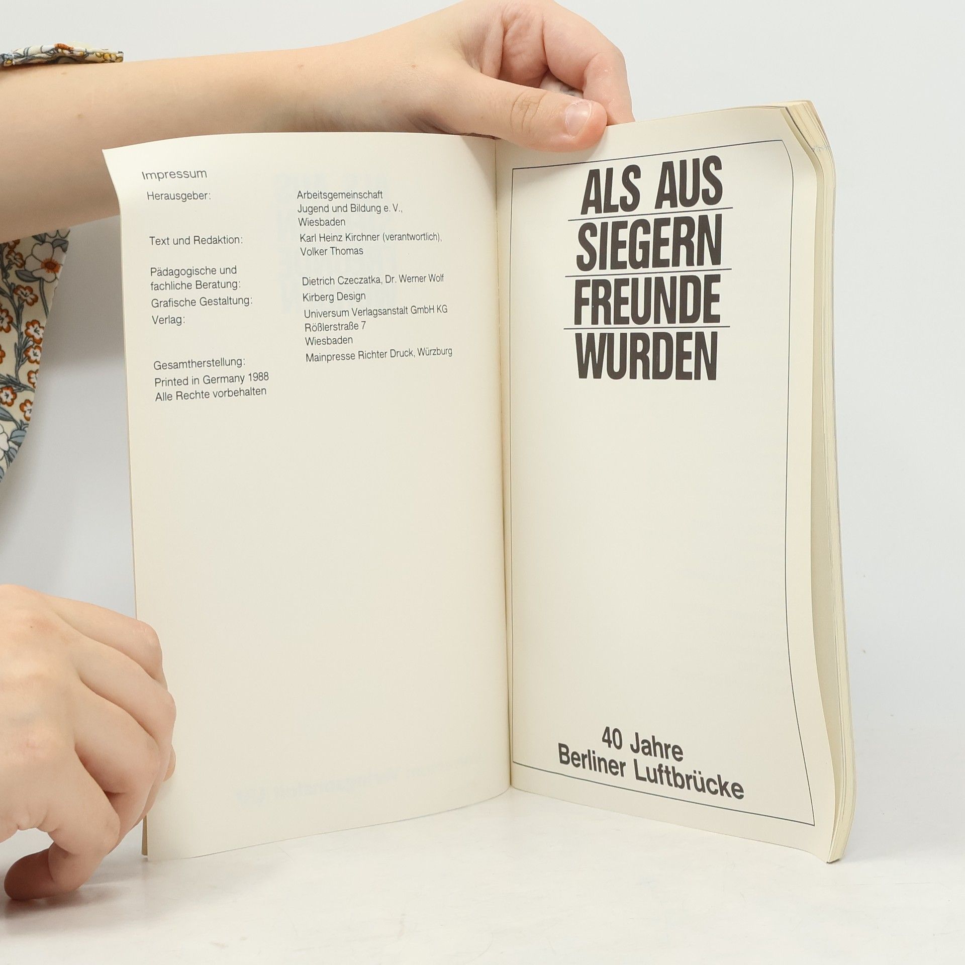 Autorenkollektiv Als aus Siegern Freunde wurden