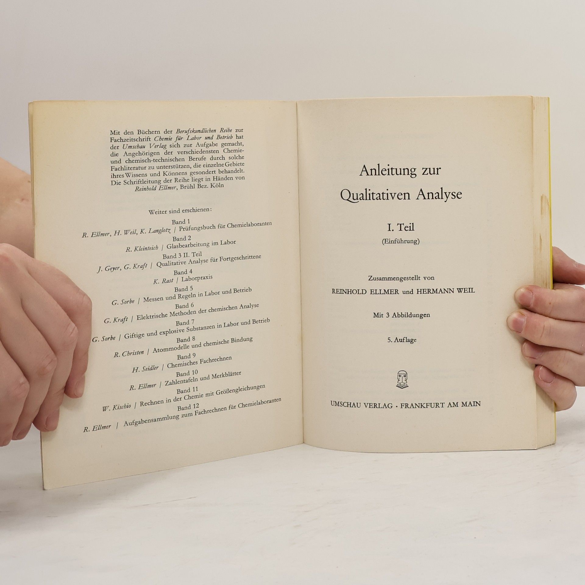 Reinhold Ellmer Anleitung zur Qualitativen Analyse I