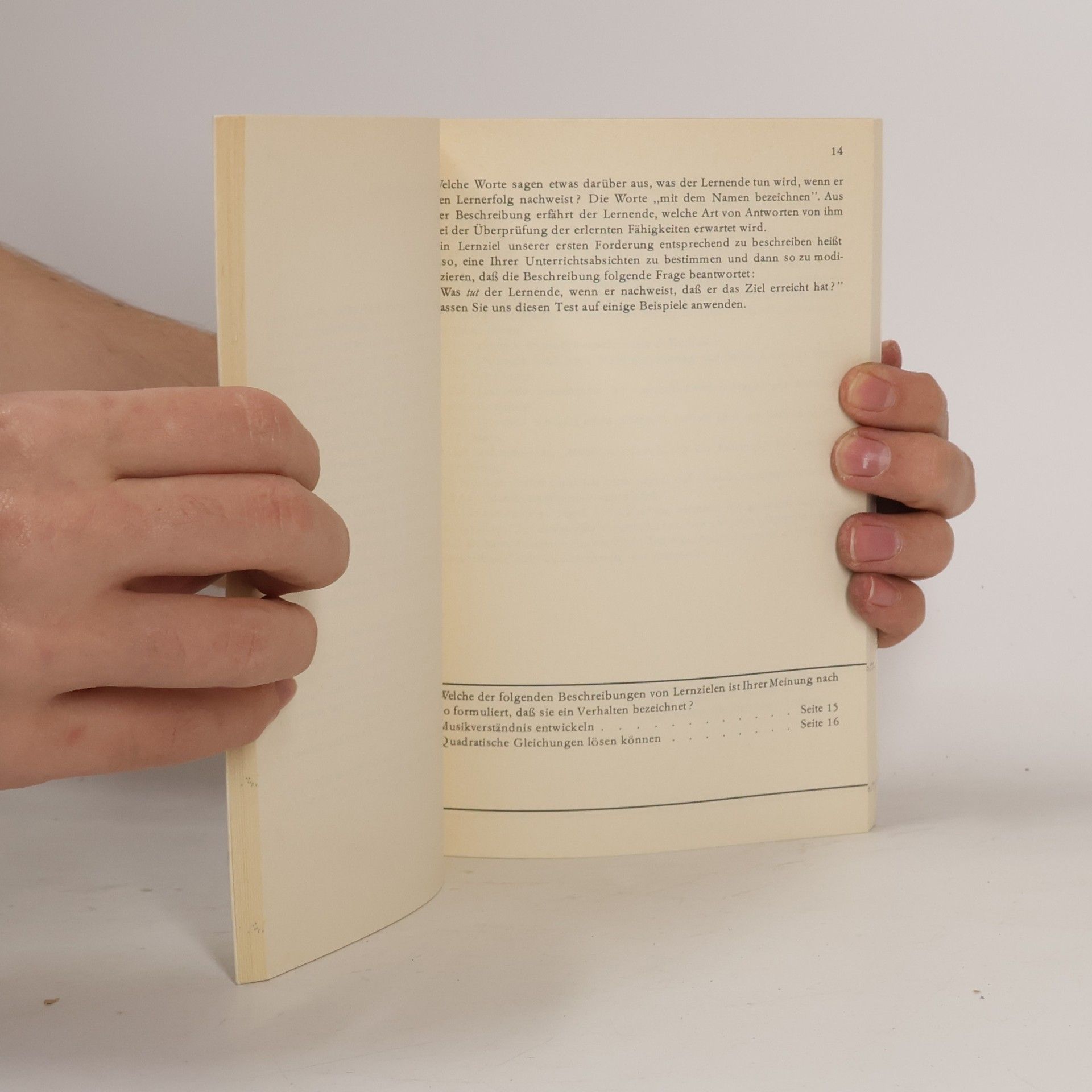 Robert F. Mager Lernziele und programmierter Unterricht