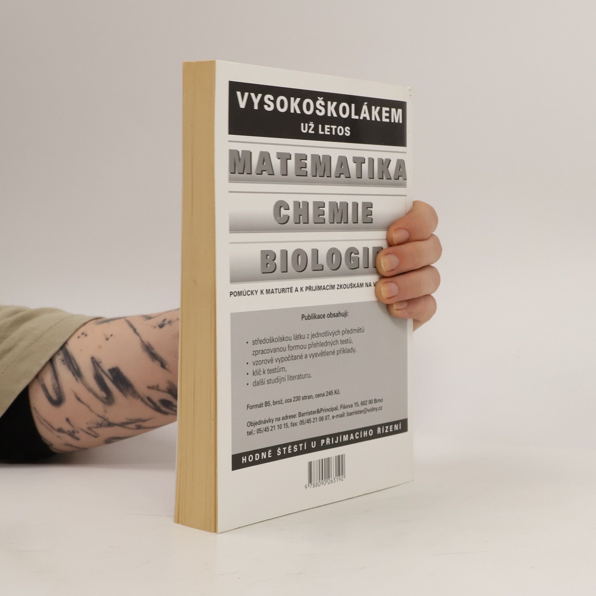 Hana Satrapová Vysokoškolákem už letos. Chemie