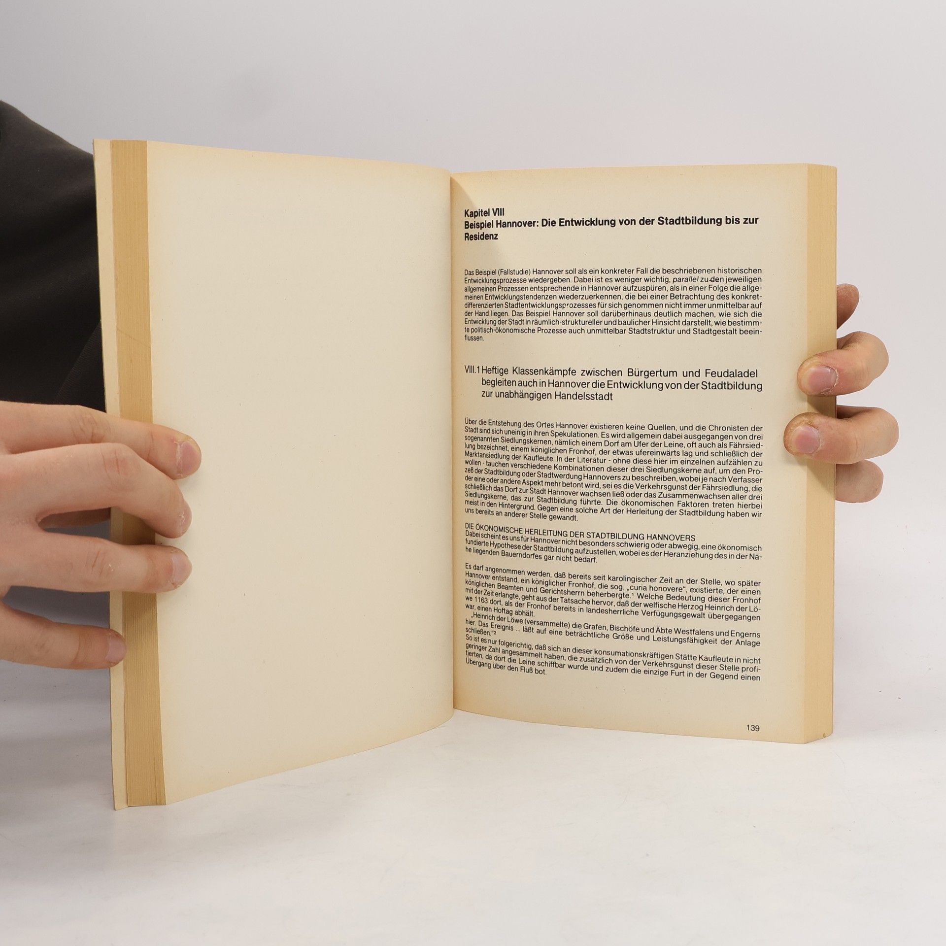 Klaus Habermann Historische, politische und ökonomische Bedingungen der Stadtentwicklung