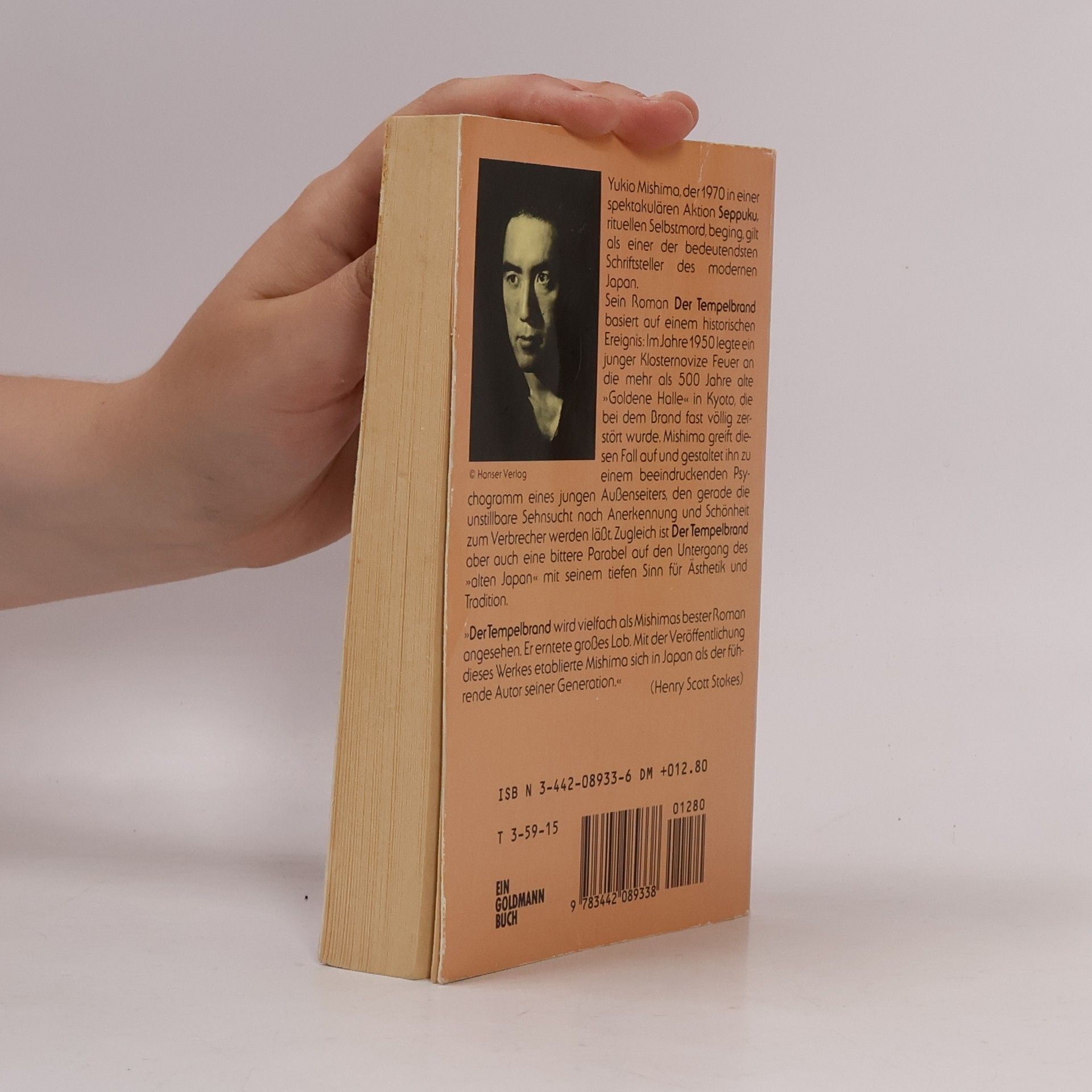 Yukio Mishima Der Tempelbrand