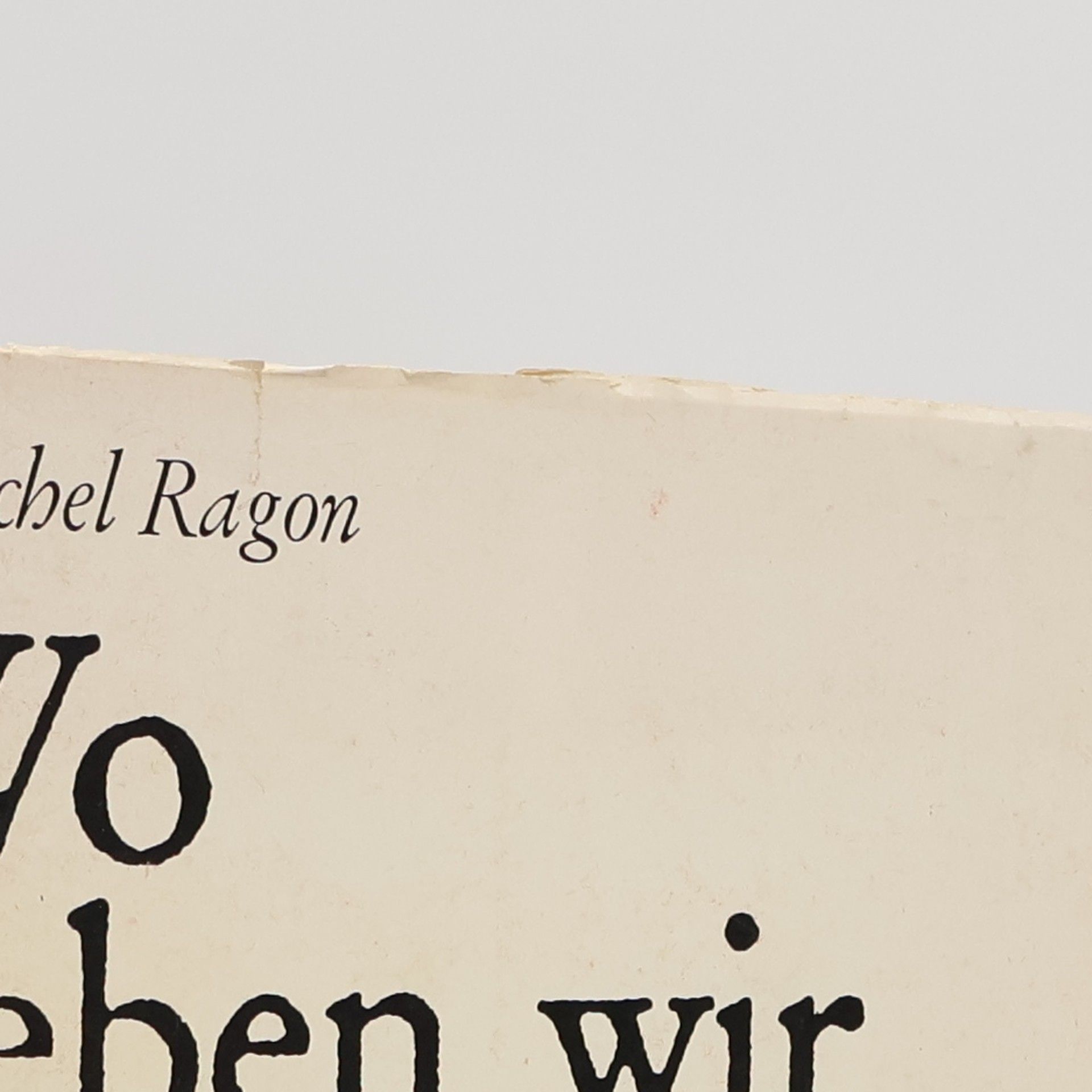 Michel Ragon Wo leben wir morgen?