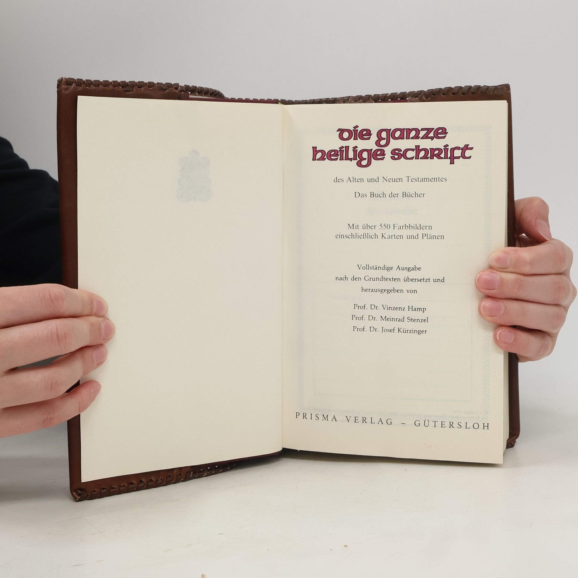 Vinzenz Hamp Die ganze heilige schrift des Alten und Neuen Testamentes