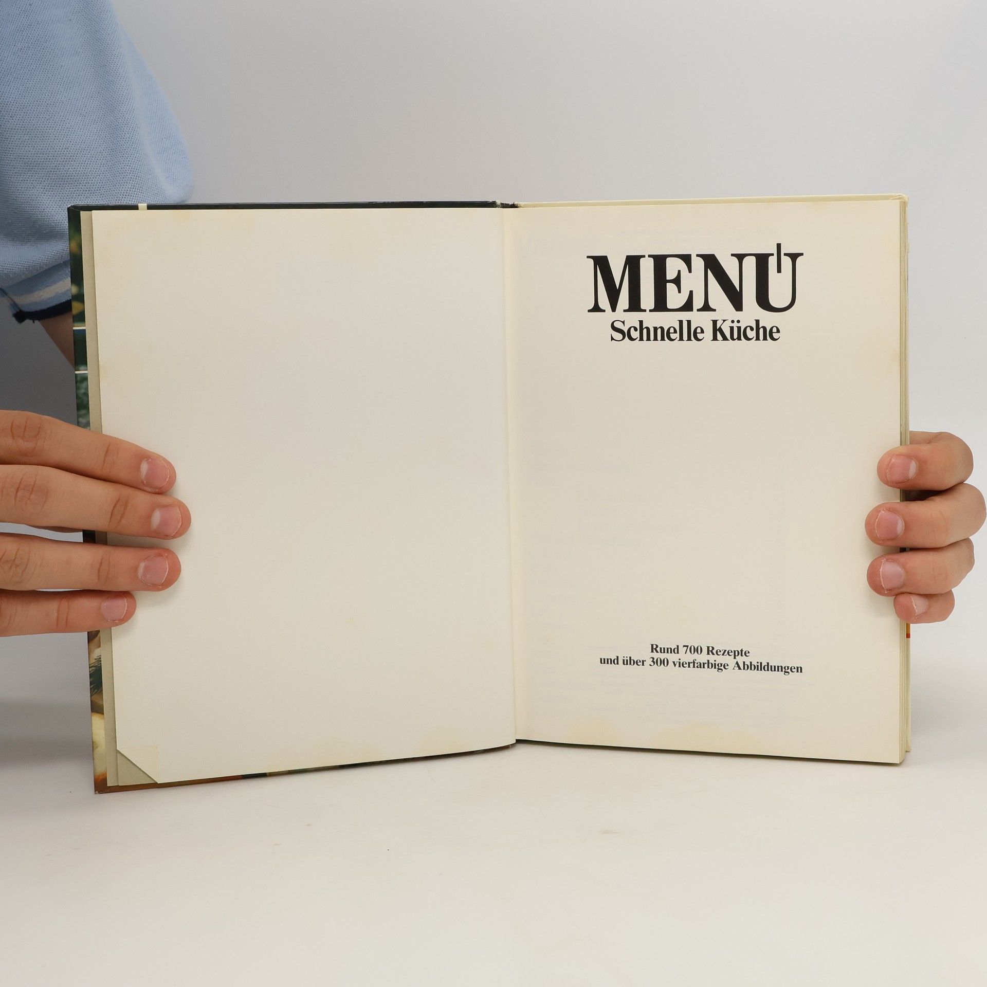 Ingrid Seemann Menu. Schnelle Küche