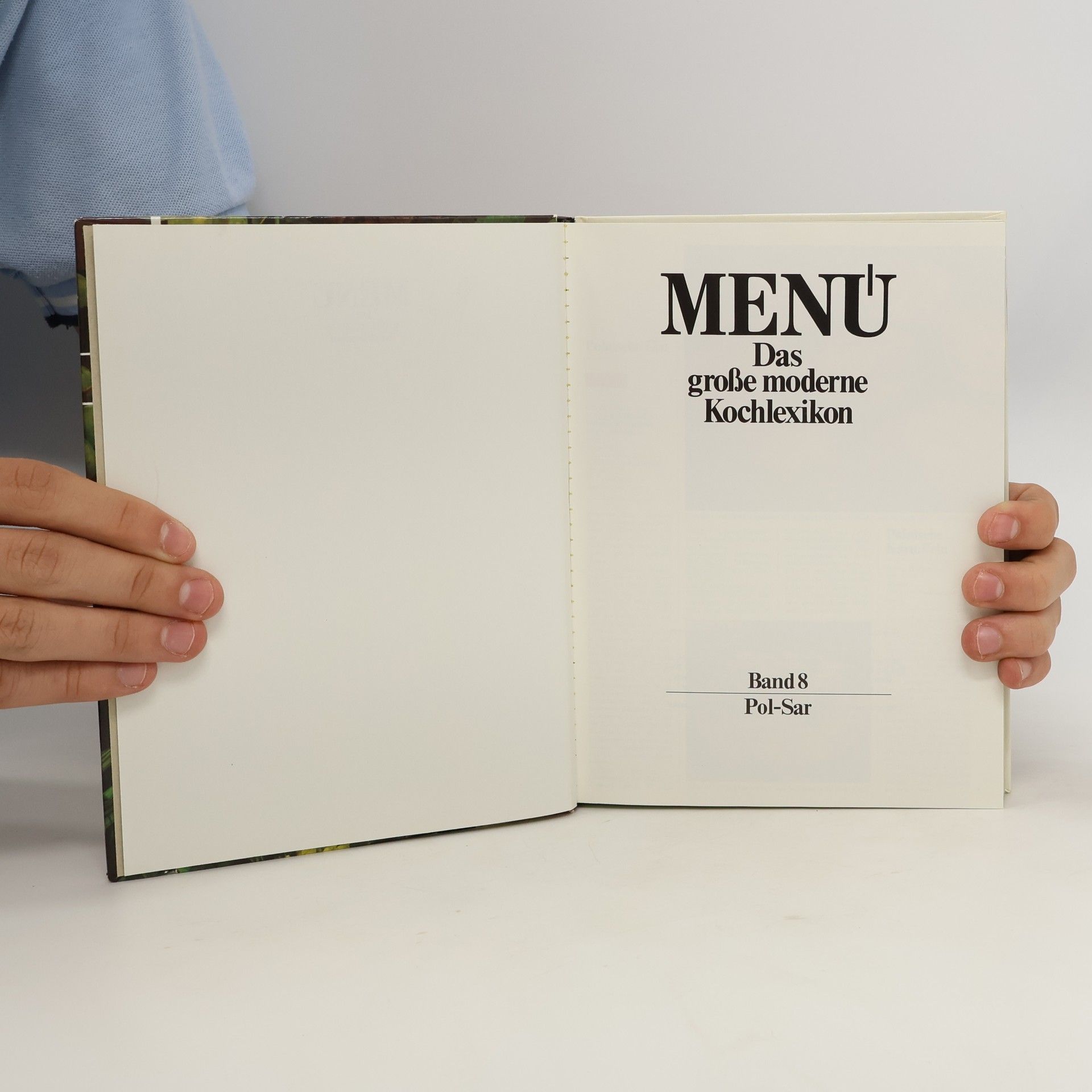 Various authors Menü. Das große moderne Kochlexikon 8