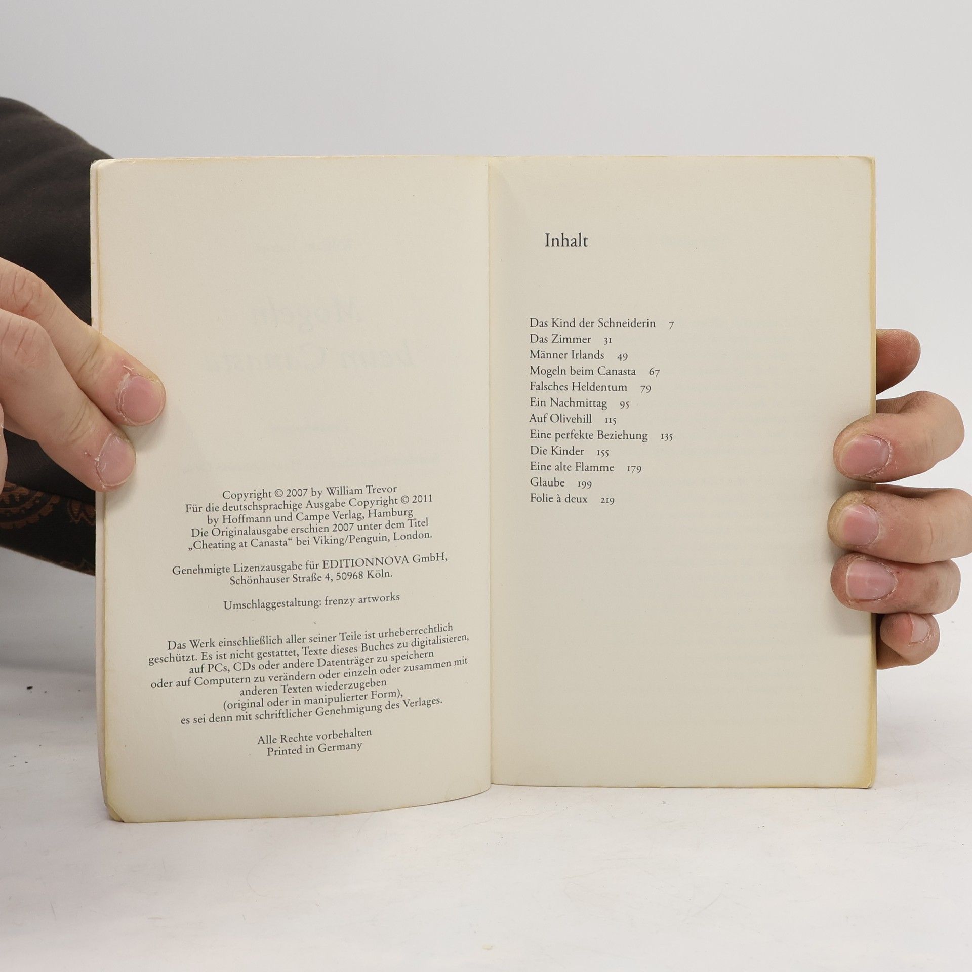 William Trevor Mogeln beim Canasta