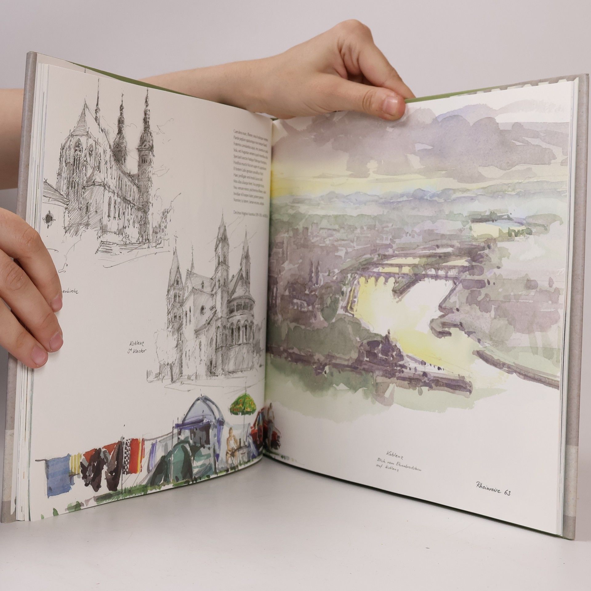 Robert C. Köne Die Rheinreise. Ein Skizzenbuch