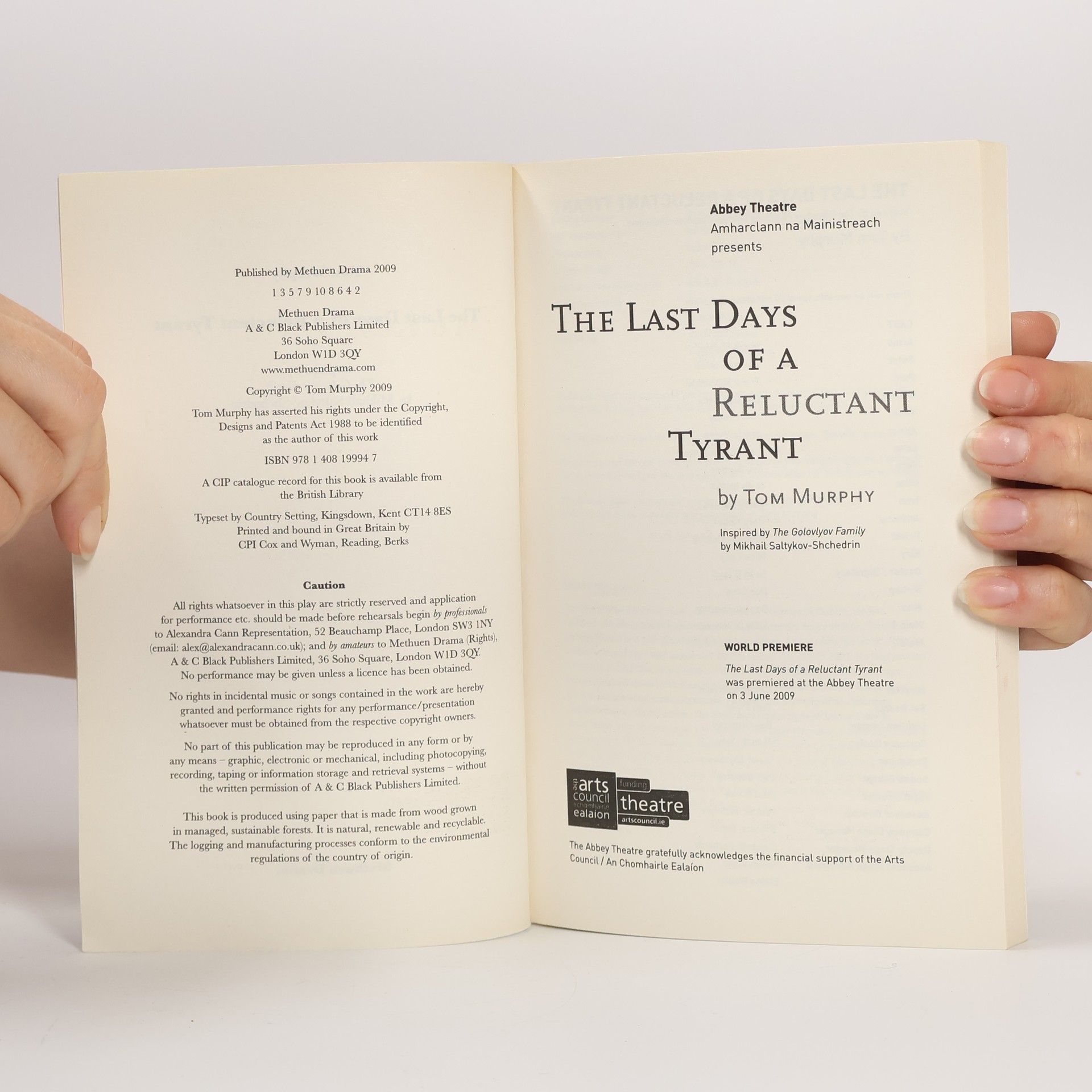 Thomas Murphy The Last Days of a Reluctant Tyrant