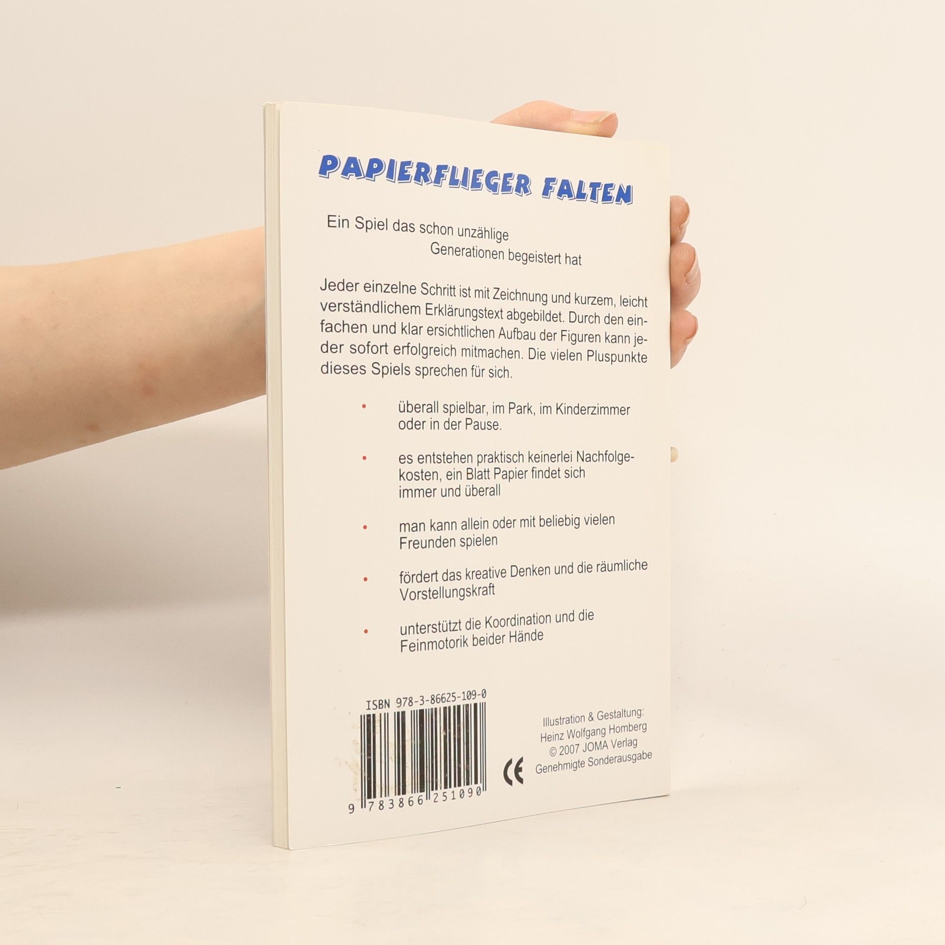 Heinz Wolfgang Homberg Papierflieger Falten