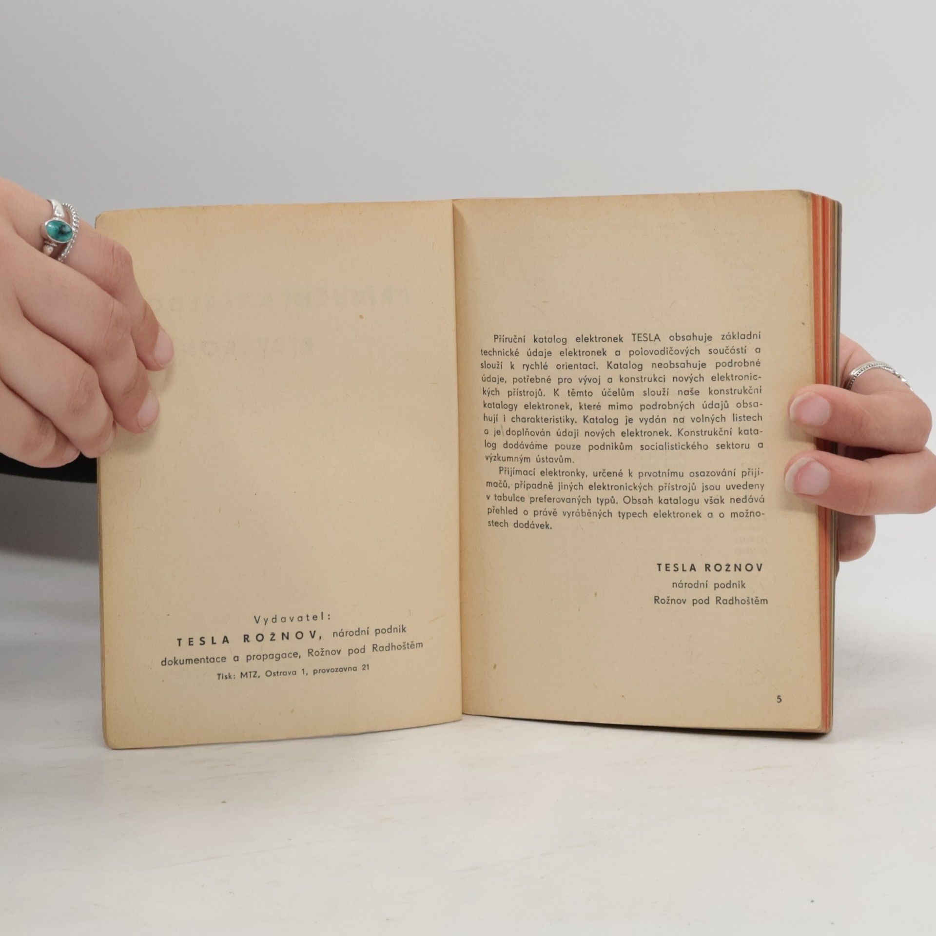 Autores varios Příruční katalog elektronek Tesla : 1964-65 Elektronky, obrazovky, polovodičové prvky