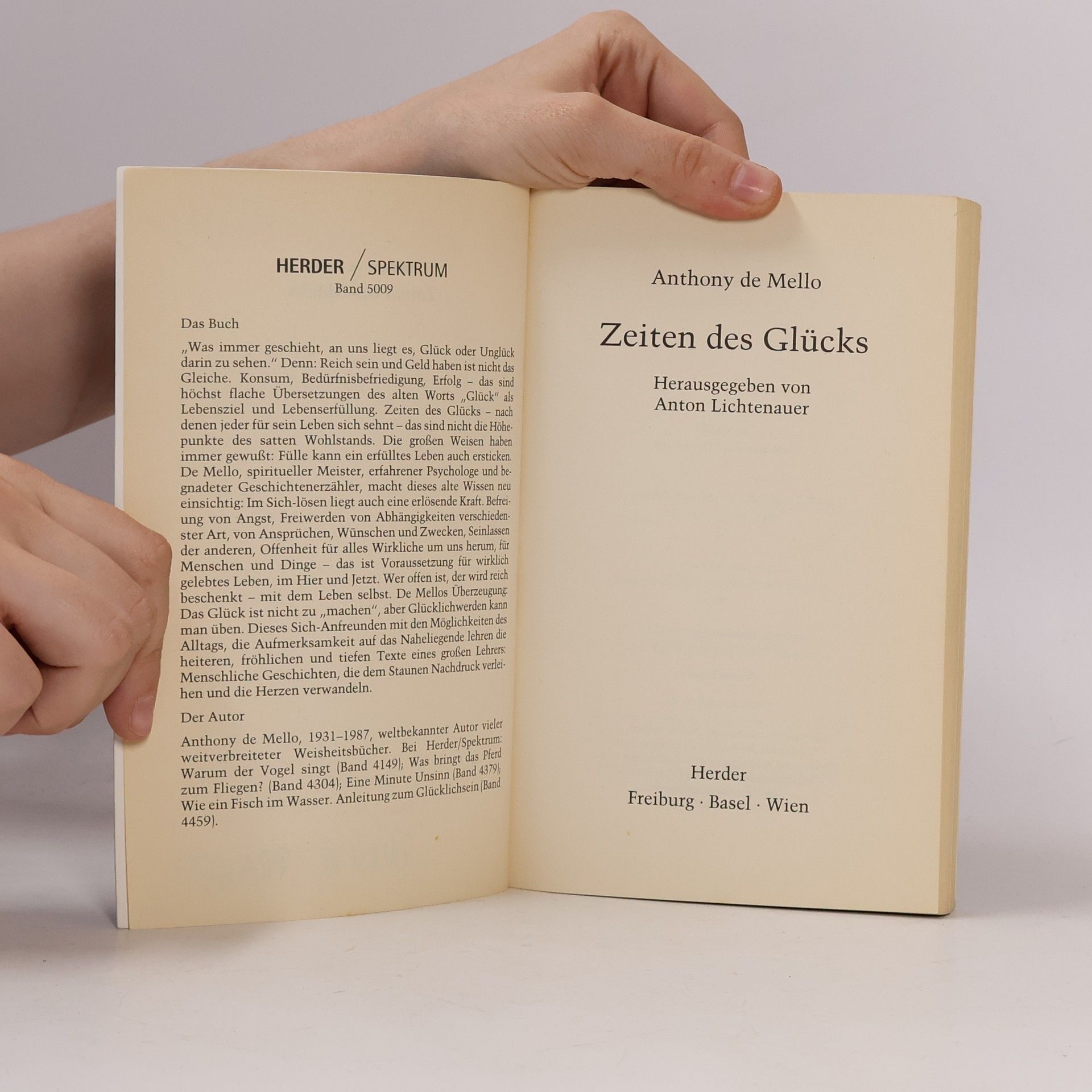 Anthony De Mello Zeiten des Glücks