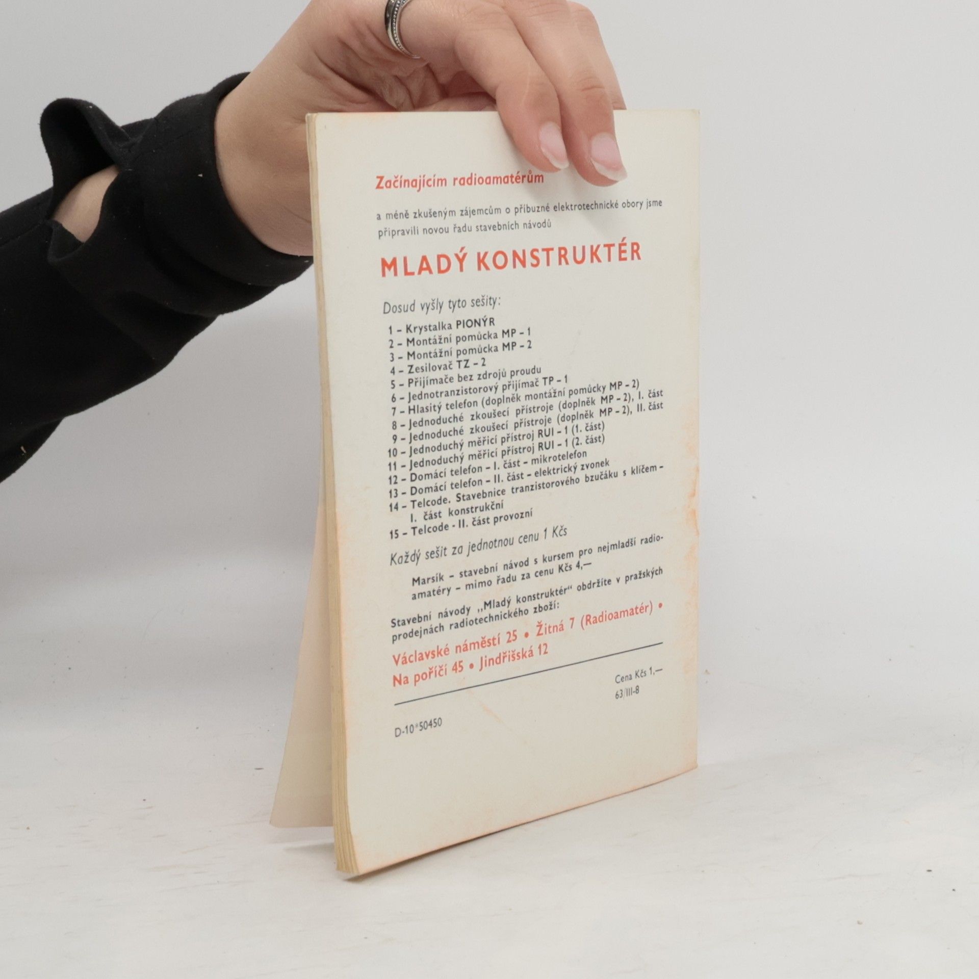 Collectif d'auteurs Mladý konstruktér 16. Domácí telefon III. část