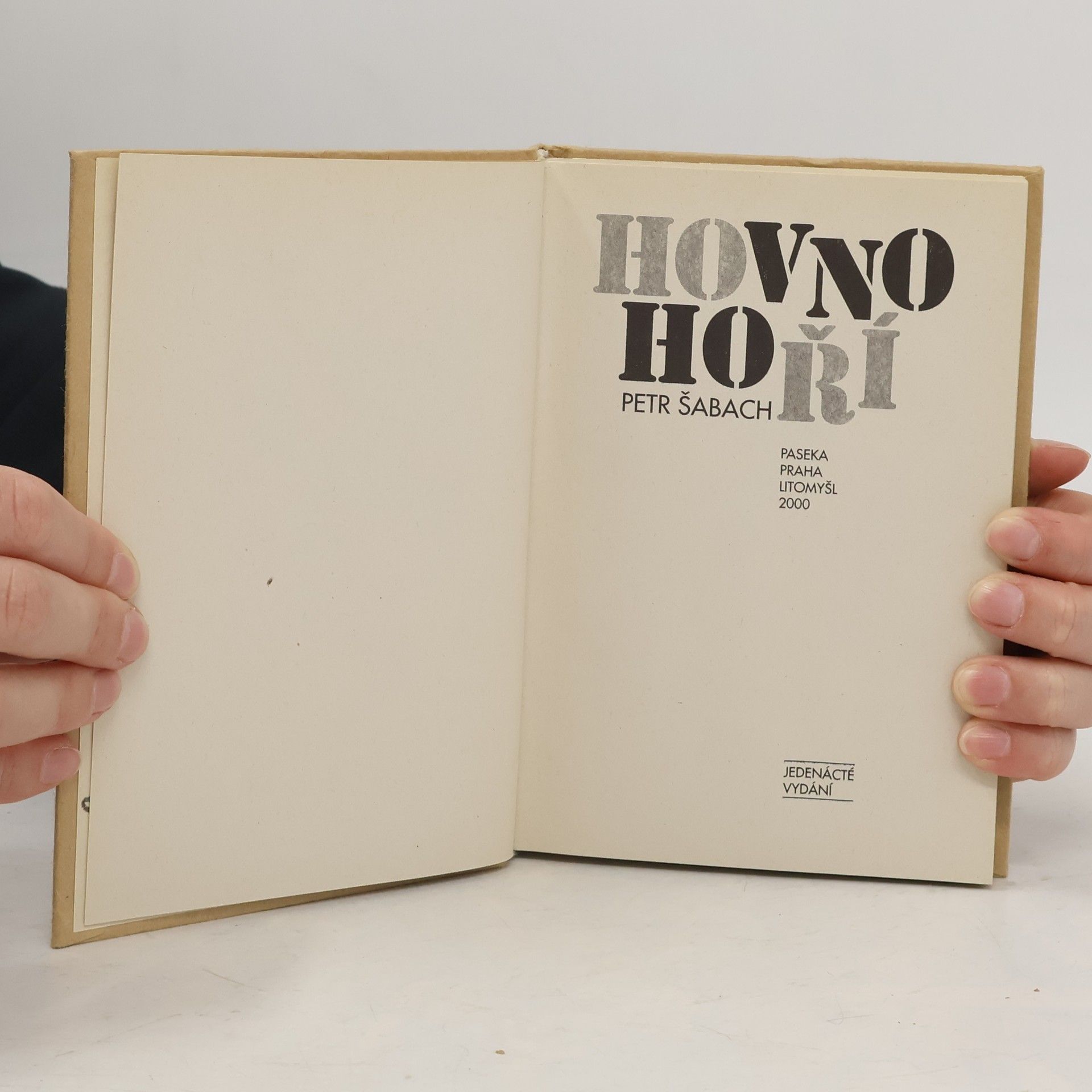Petr Šabach Hovno hoří