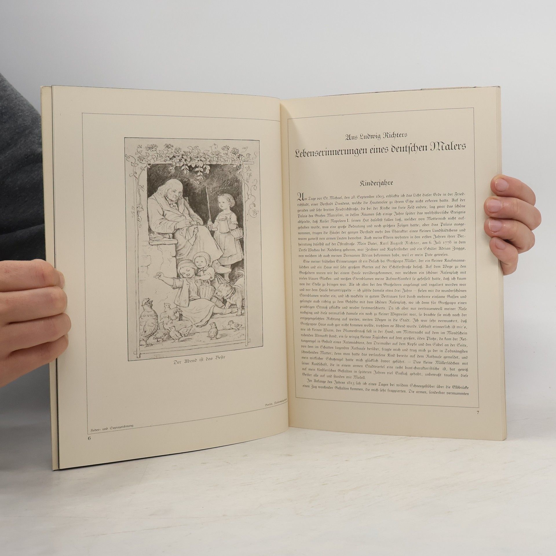Ludwig Richter Der Feierabend – Die Blauen Bücher