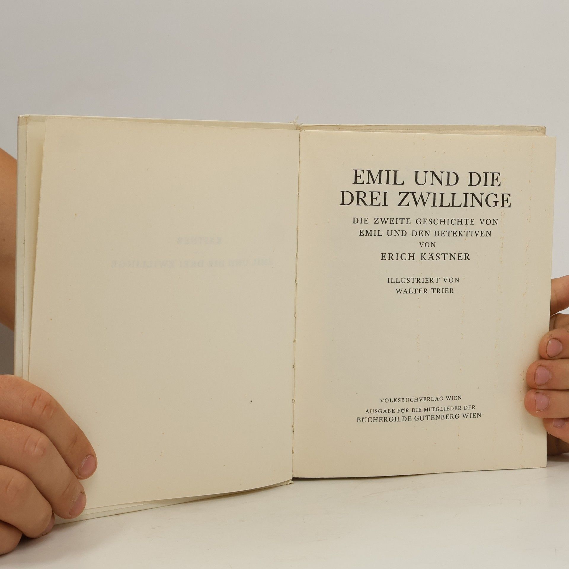 Erich Kästner Emil und die drei Zwillinge