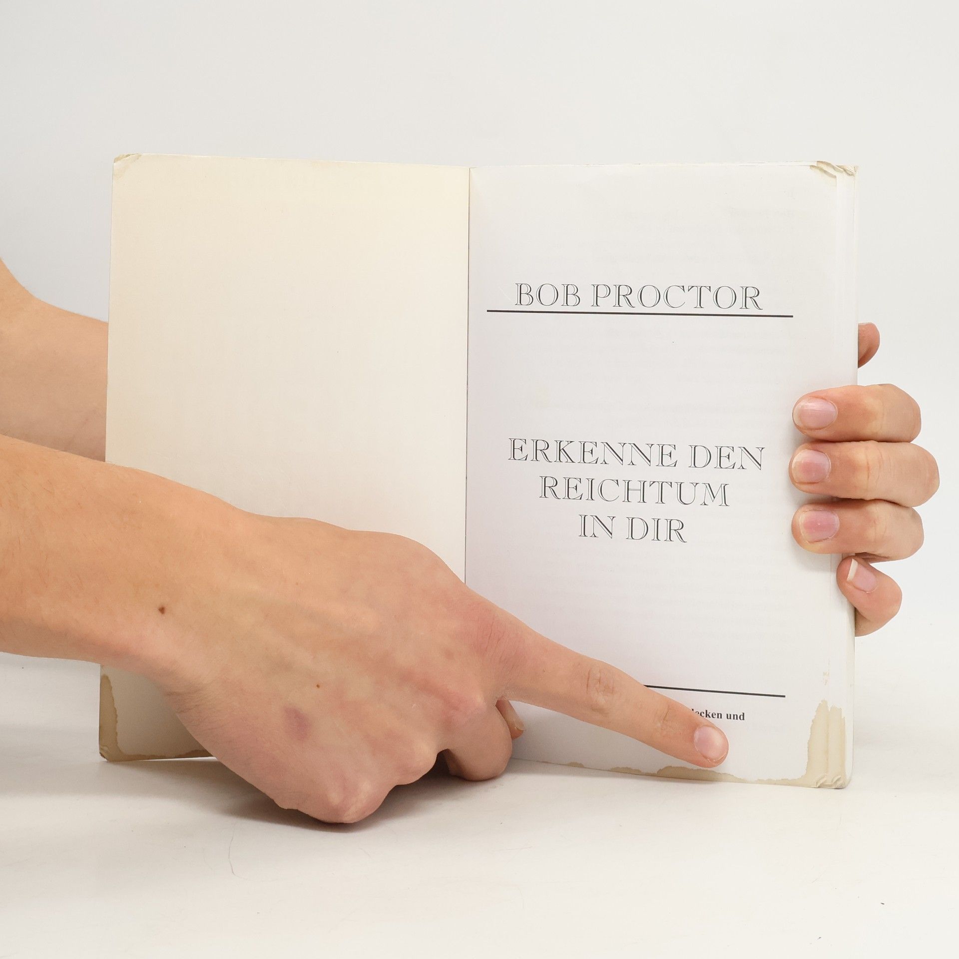 Bob Proctor Erkenne den Reichtum in Dir