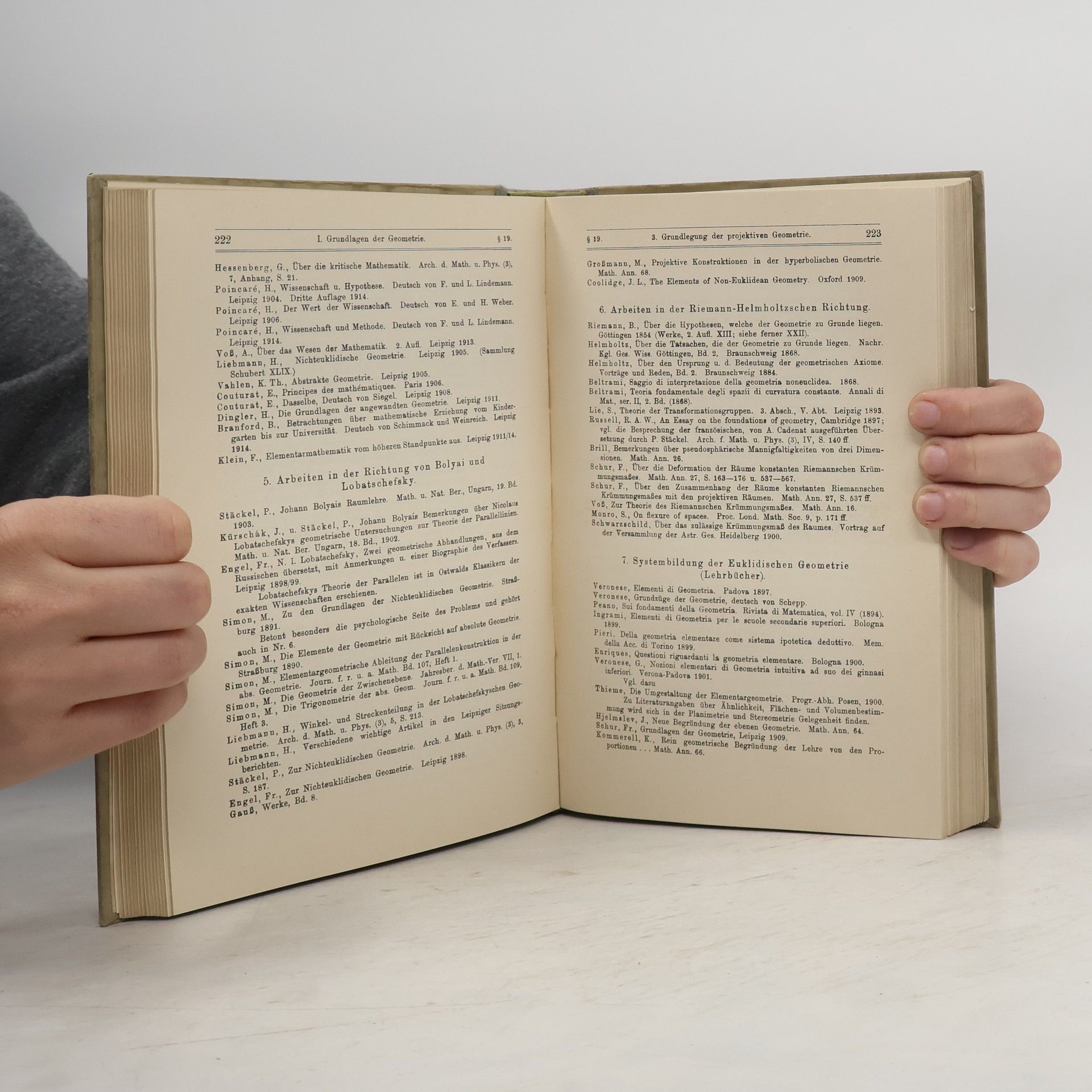 Heinrich Weber Encyklopädie der Elementar-Mathematik