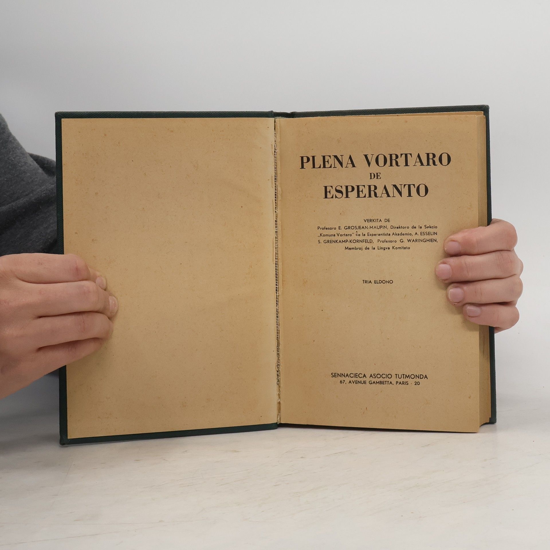 Various authors Plena vortaro de esperanto