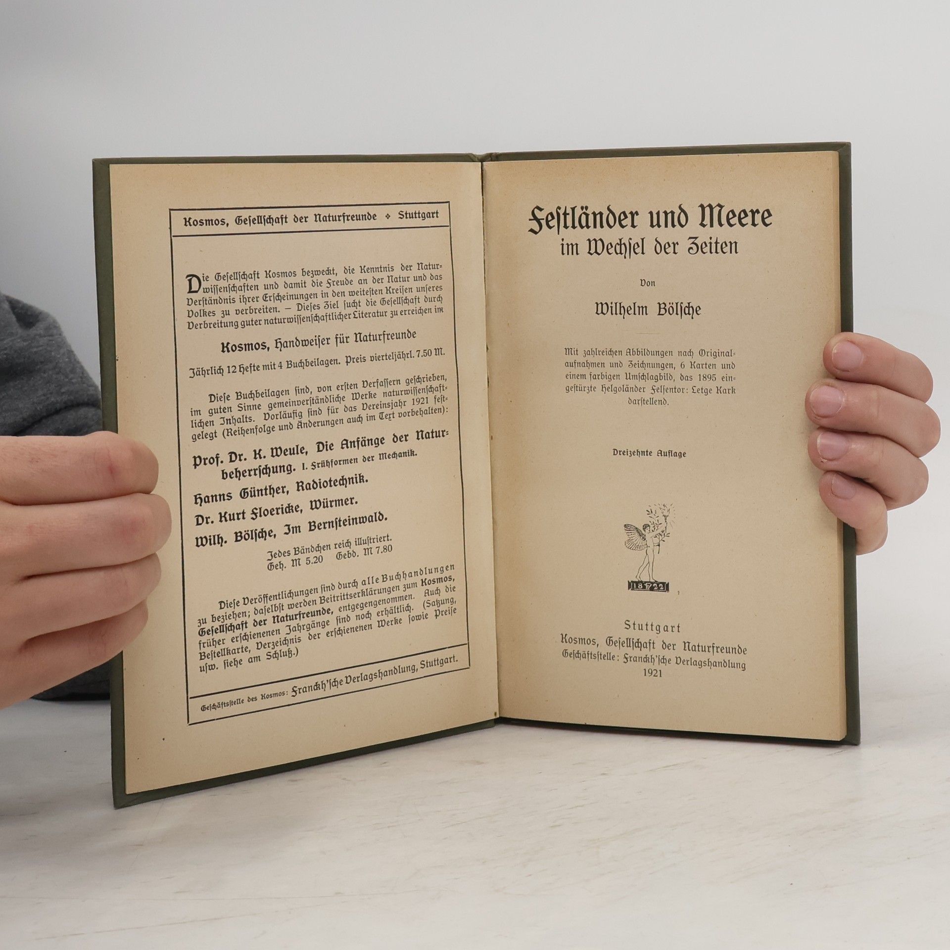 Wilhelm Bölsche Festländer und Meere im Wechsel der Zeiten