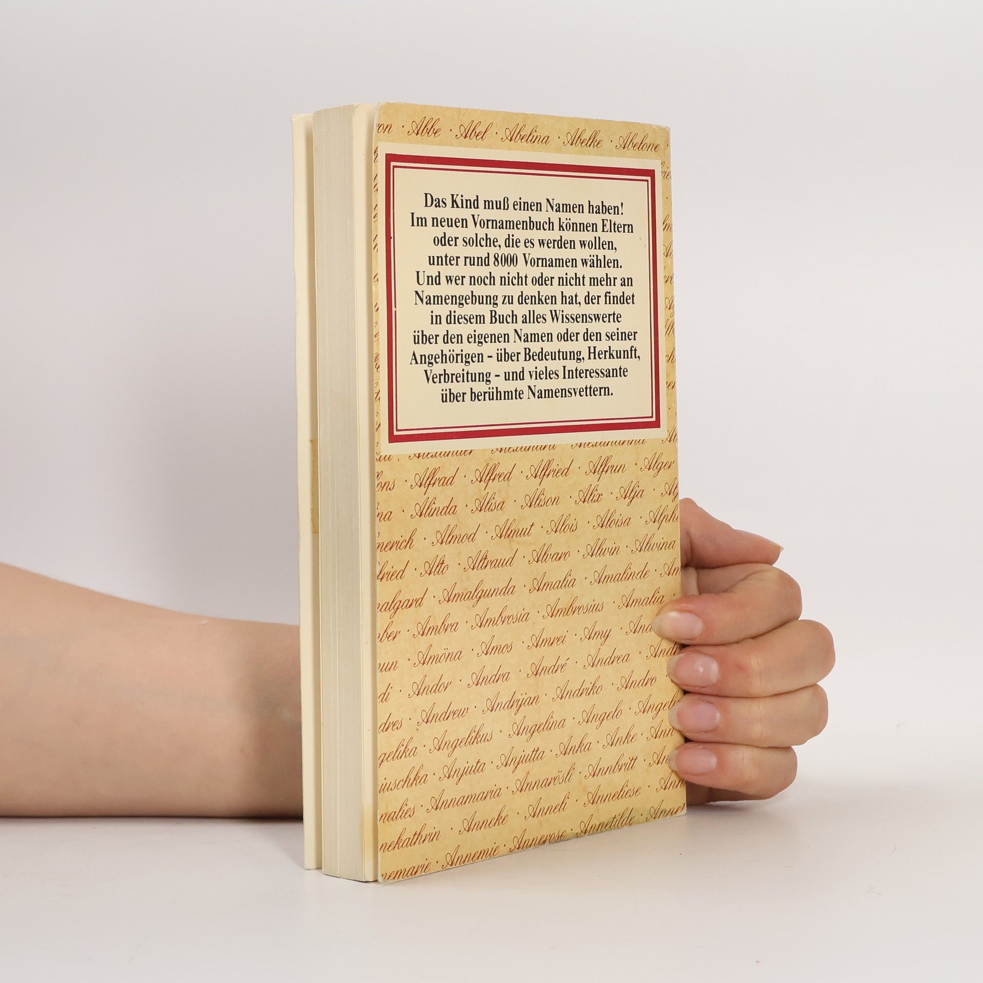 Friedrich Wilhelm Weitershaus Das neue Vornamenbuch