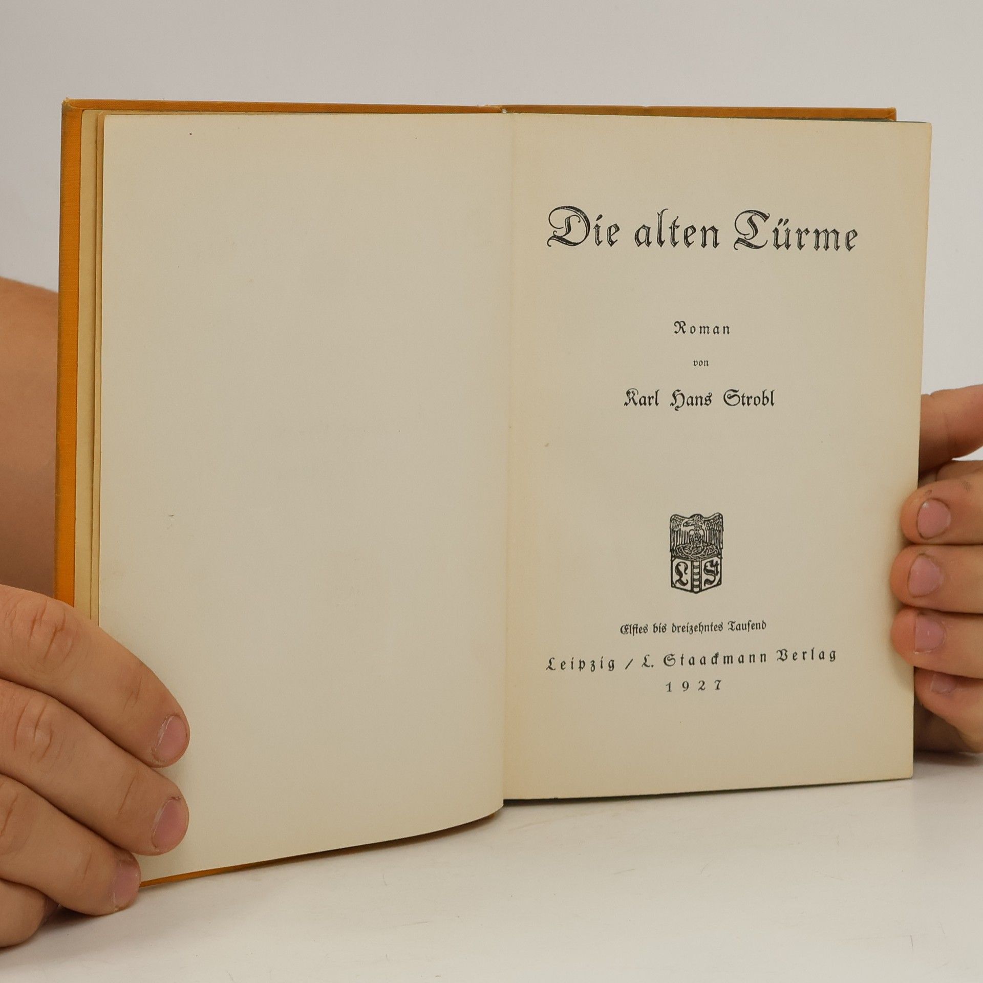 Karl Hans Strobl Die alten Türme