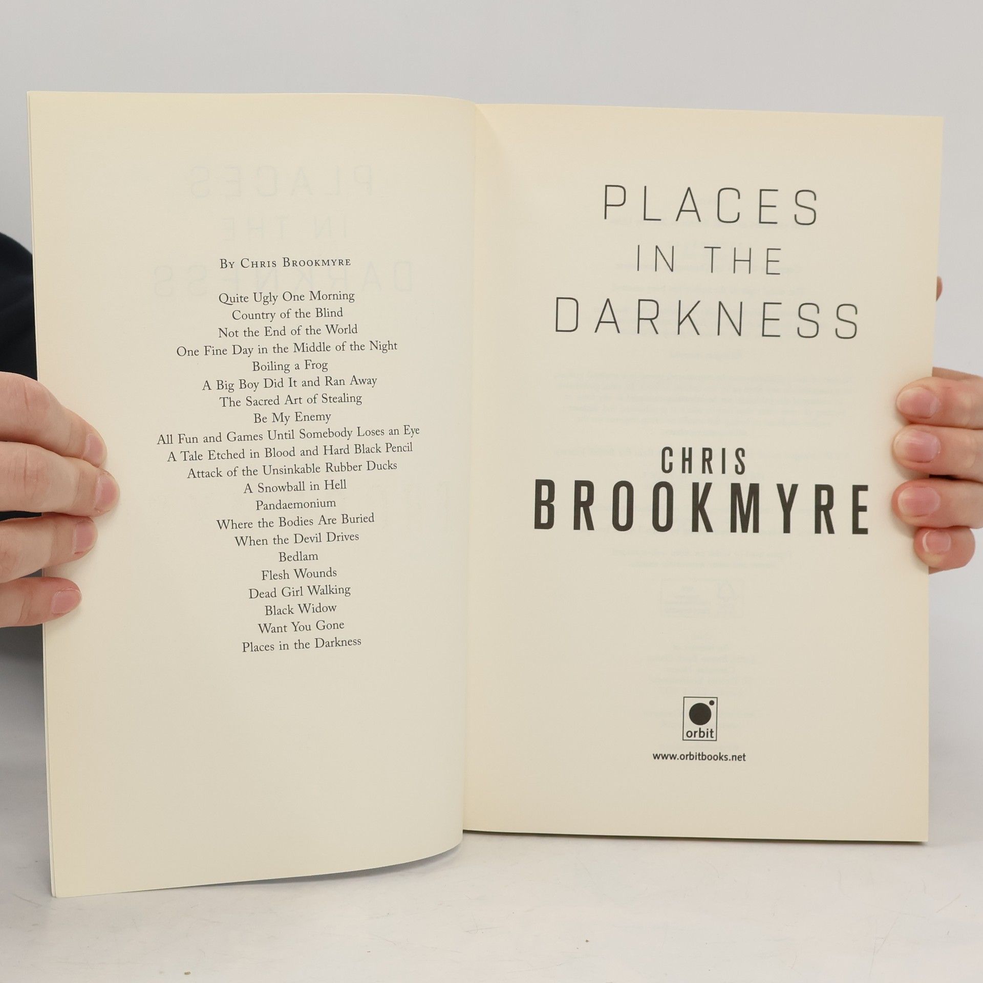 Christopher Brookmyre Places in the Darkness