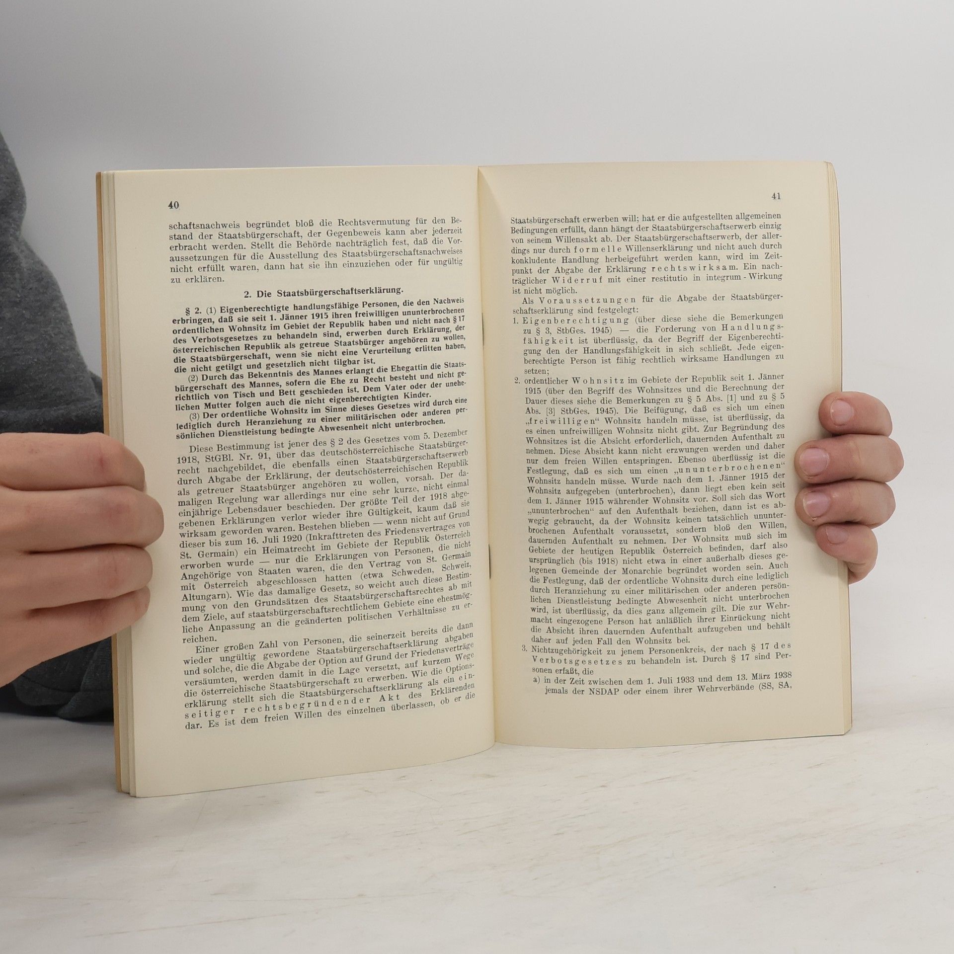 Alfred Heinl Das österreichische Staatsbürgerschaftsrecht