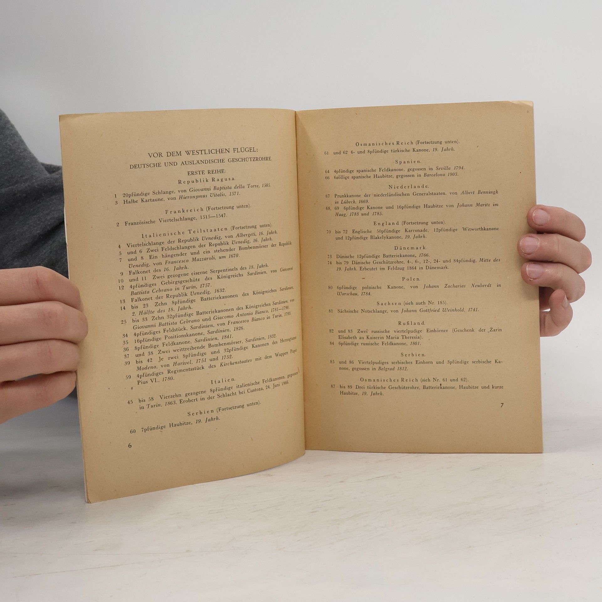 Autorenkollektiv Führer durch die Artillerie-Sammlung