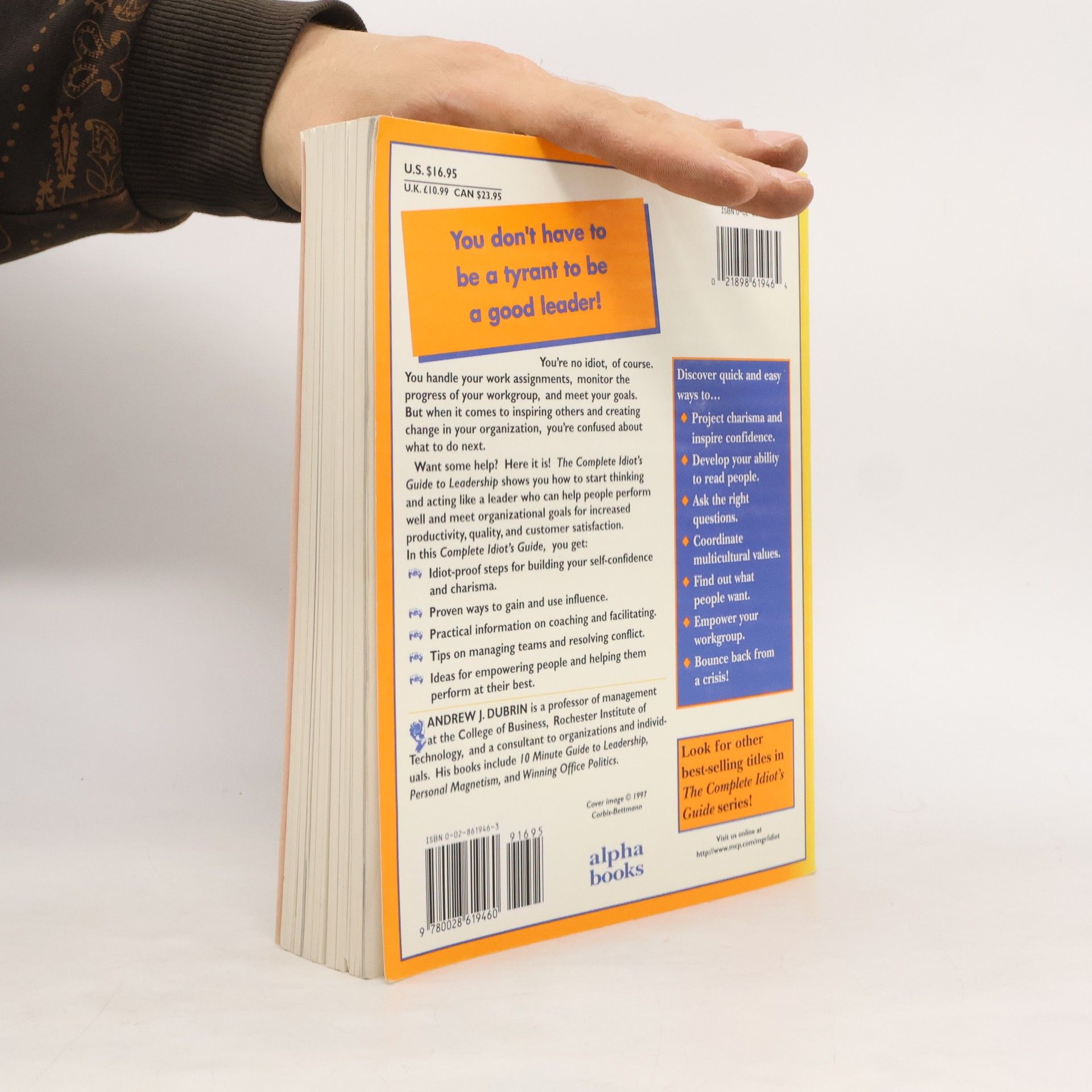 Andrew J. DuBrin The Complete Idiot's Guide to Leadership