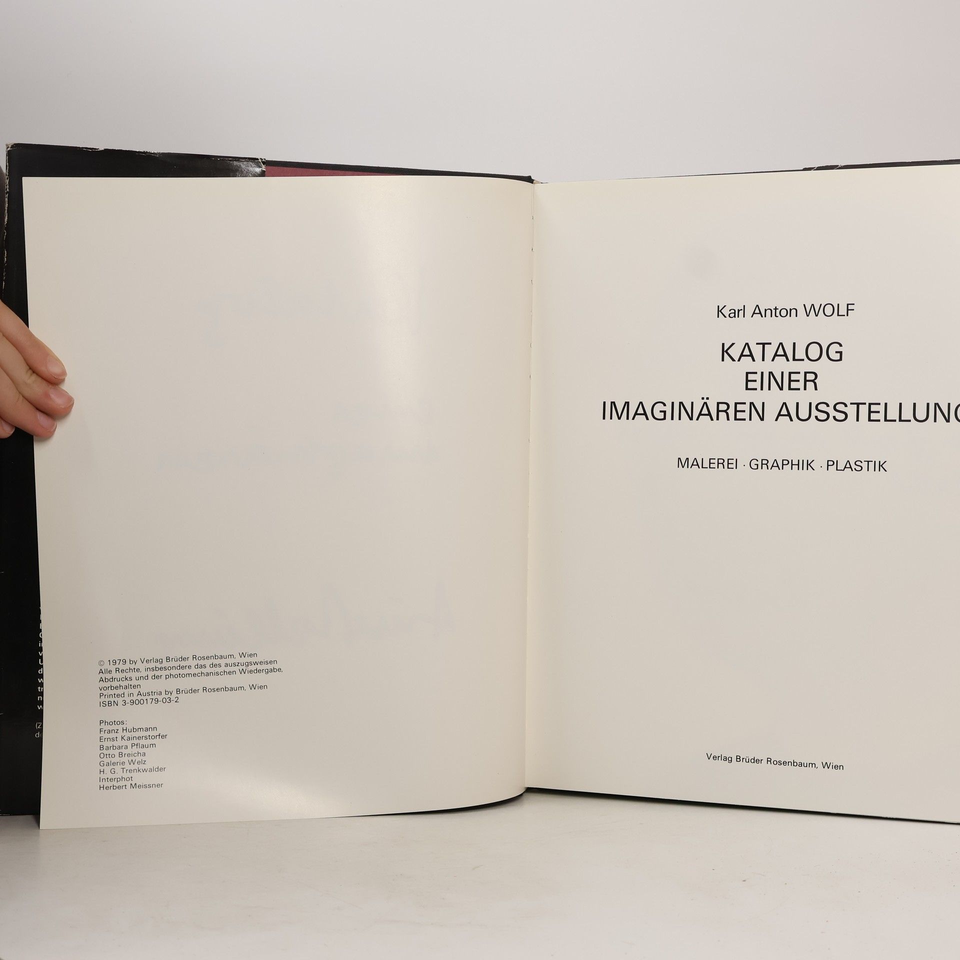 K. A. Wolf Katalog einer imaginären Ausstellung