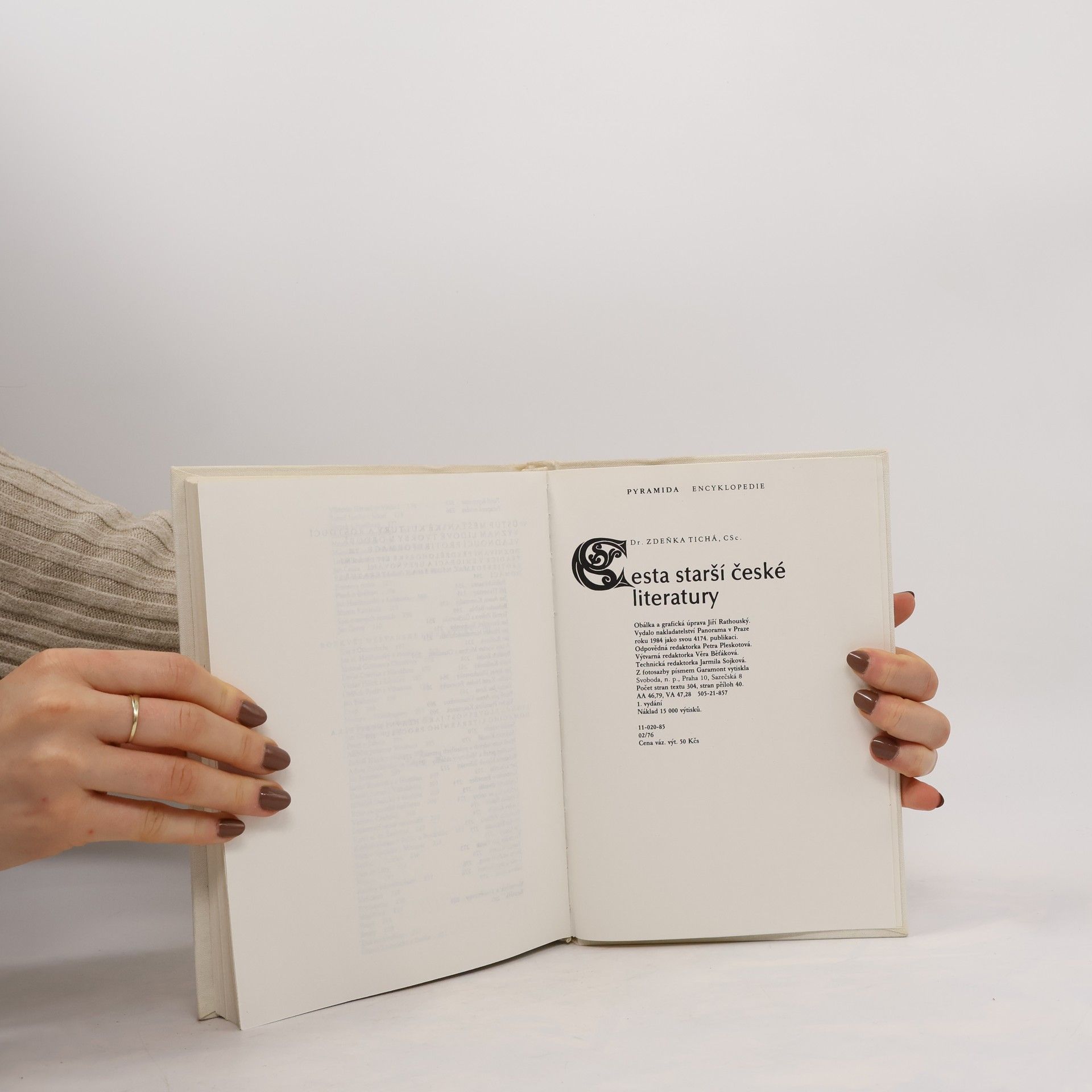 Zdeňka Tichá Cesta starší české literatury