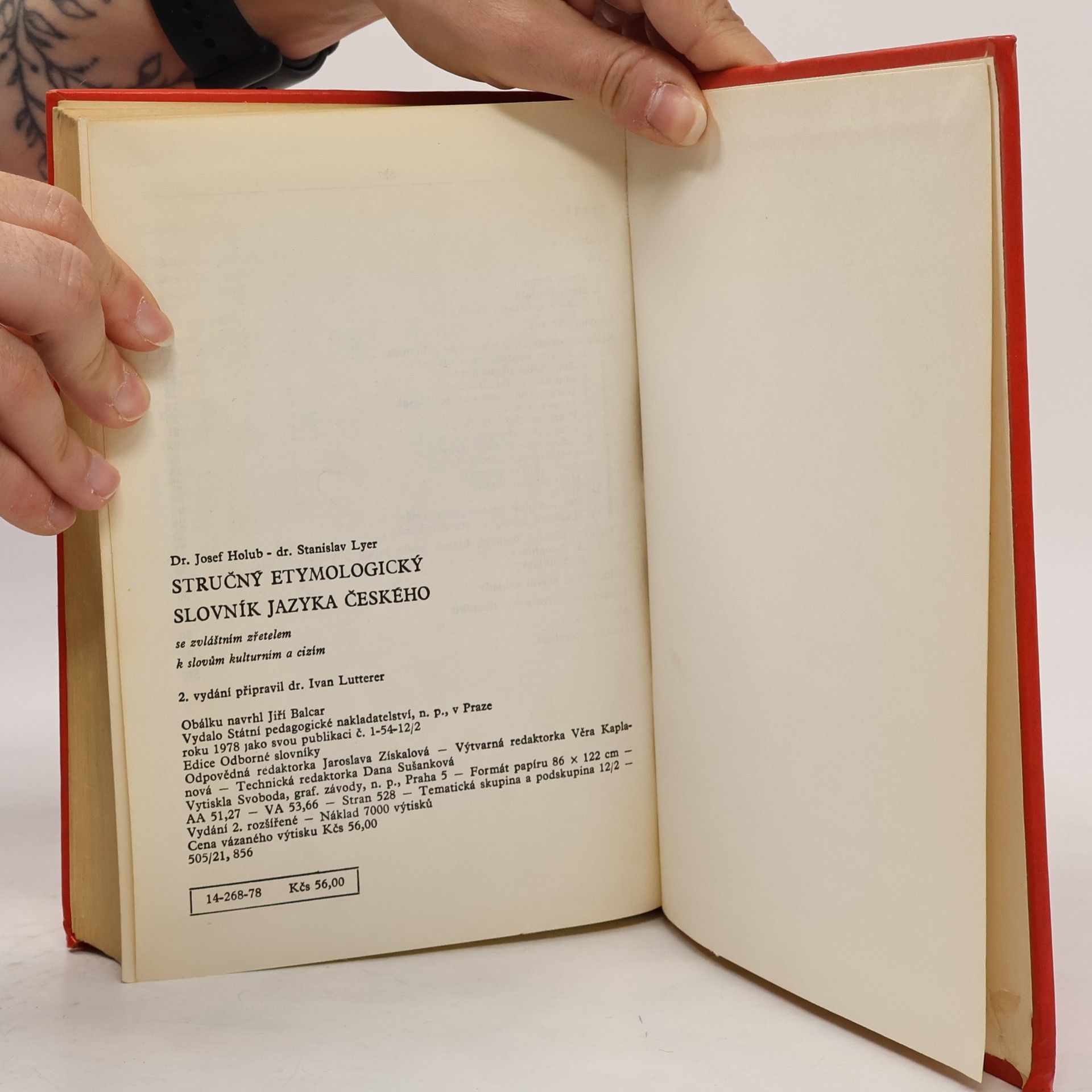 Josef Holub Stručný etymologický slovník jazyka českého