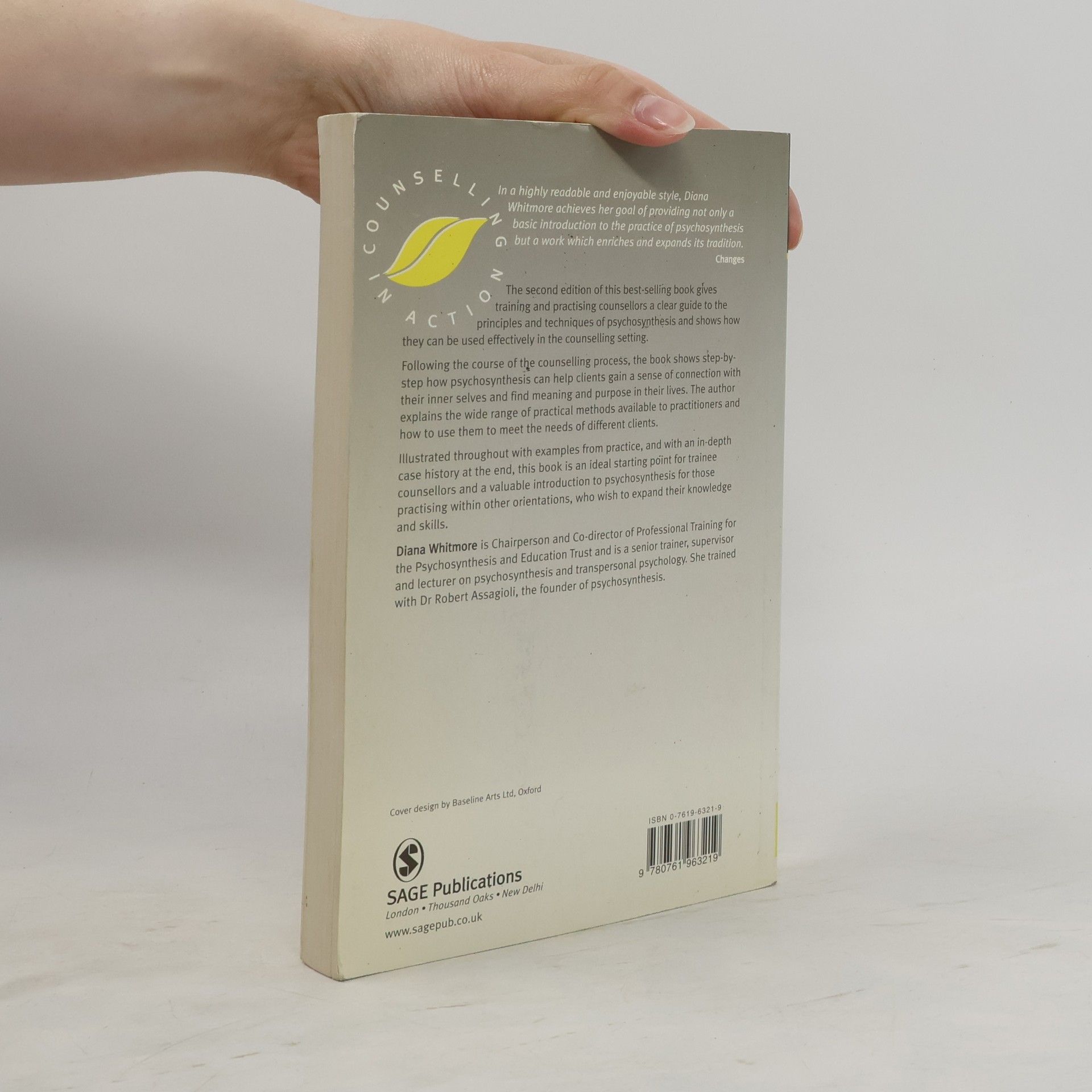 Diana Whitmore Psychosynthesis Counselling in Action - Second Edition