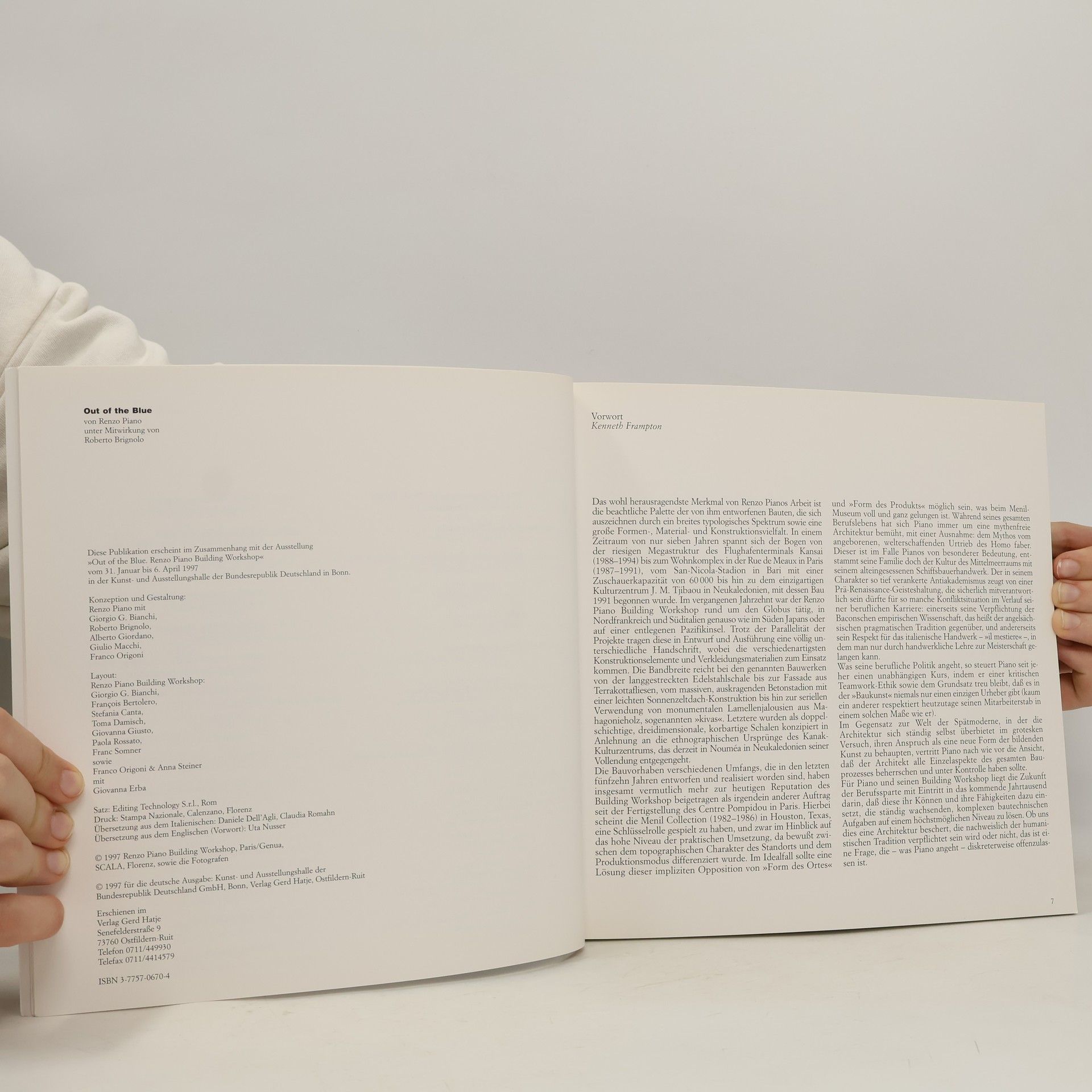 Renzo Piano Renzo Piano, Mein Architektur-Logbuch