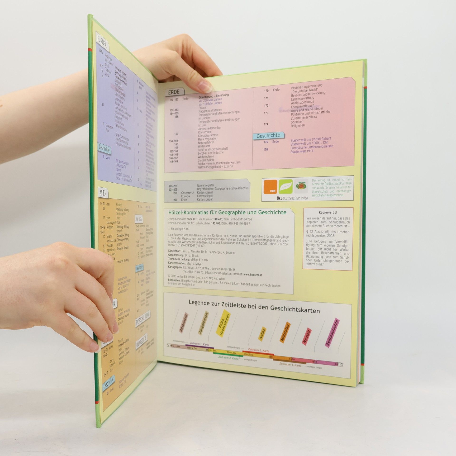 Autorenkollektiv Hölzel-Kombiatlas für Geographie und Geschichte