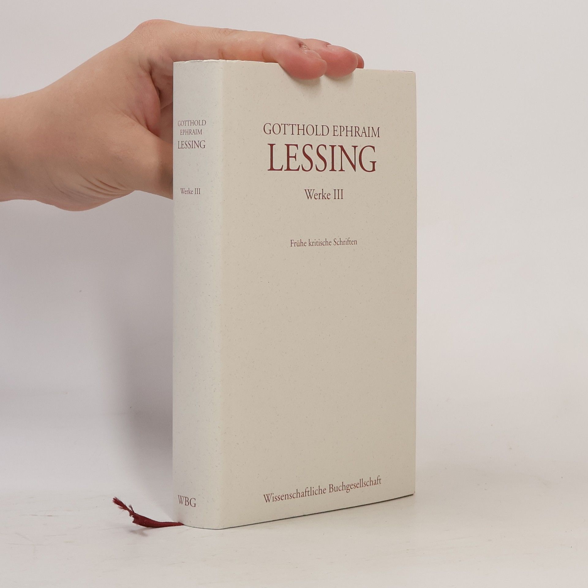 Gotthold Ephraim Lessing Werke III