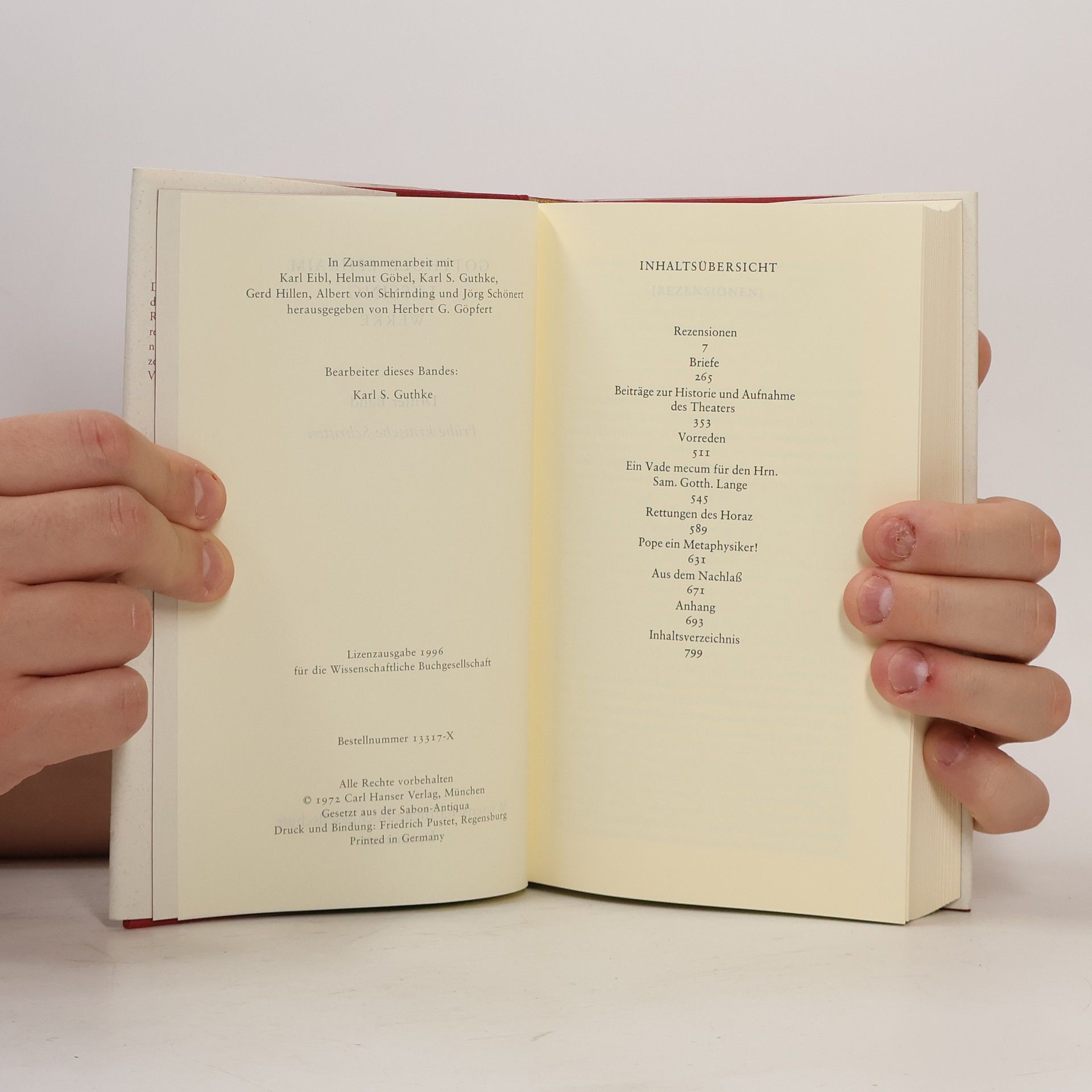 Gotthold Ephraim Lessing Werke III