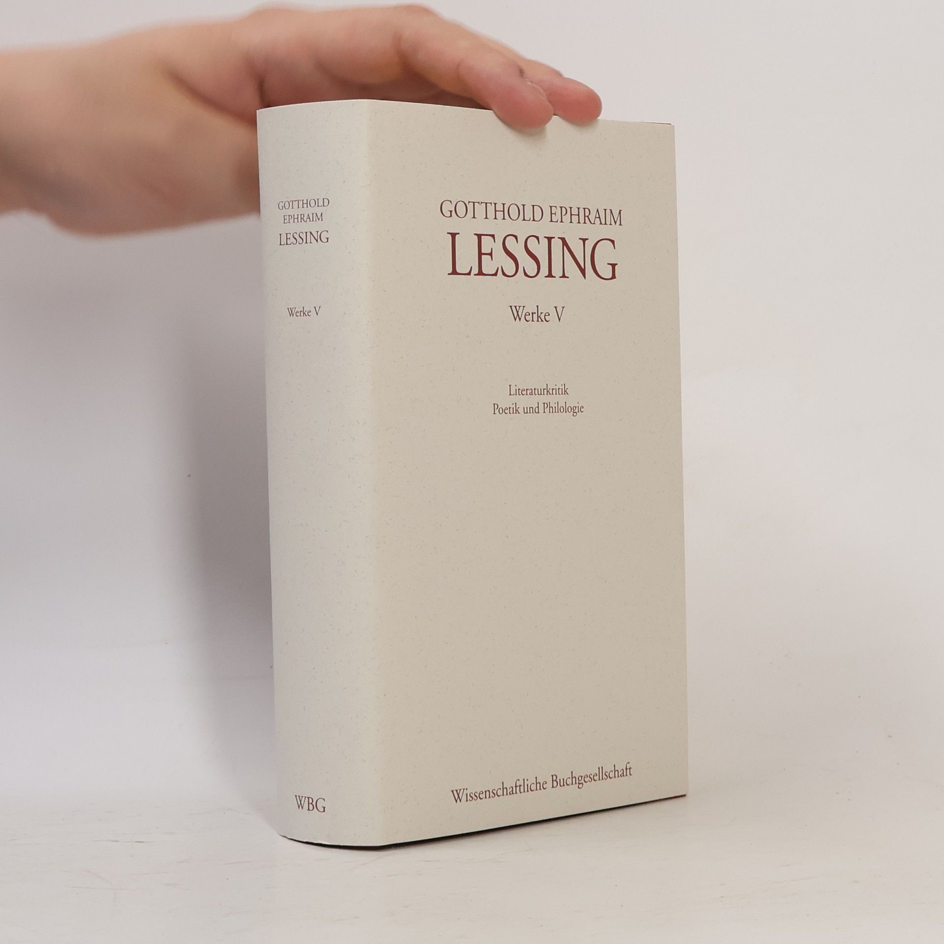 Gotthold Ephraim Lessing Werke V