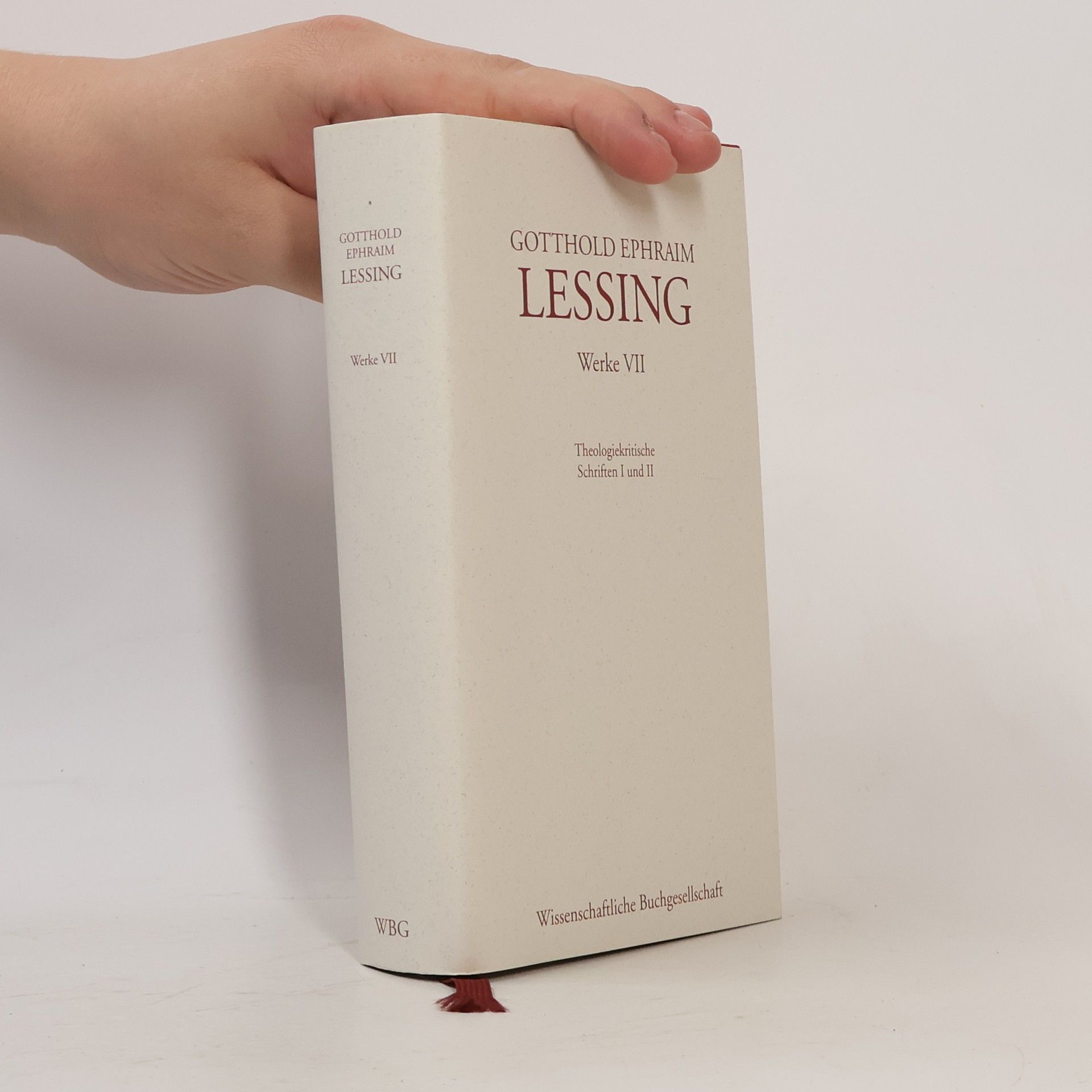 Gotthold Ephraim Lessing Werke VII