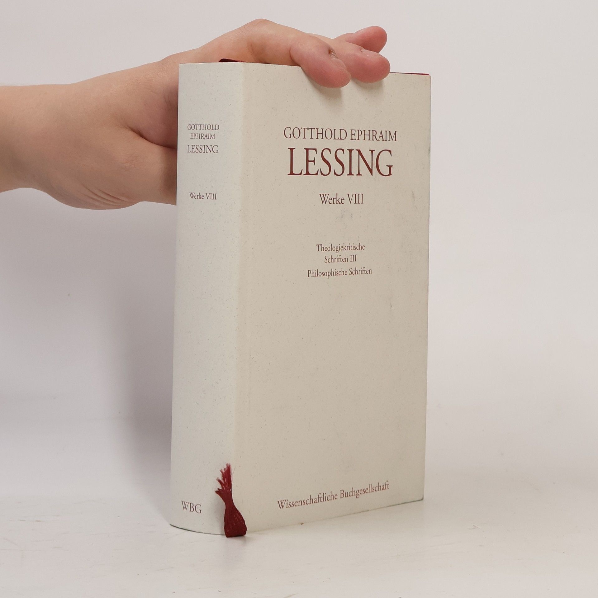 Gotthold Ephraim Lessing Werke VIII