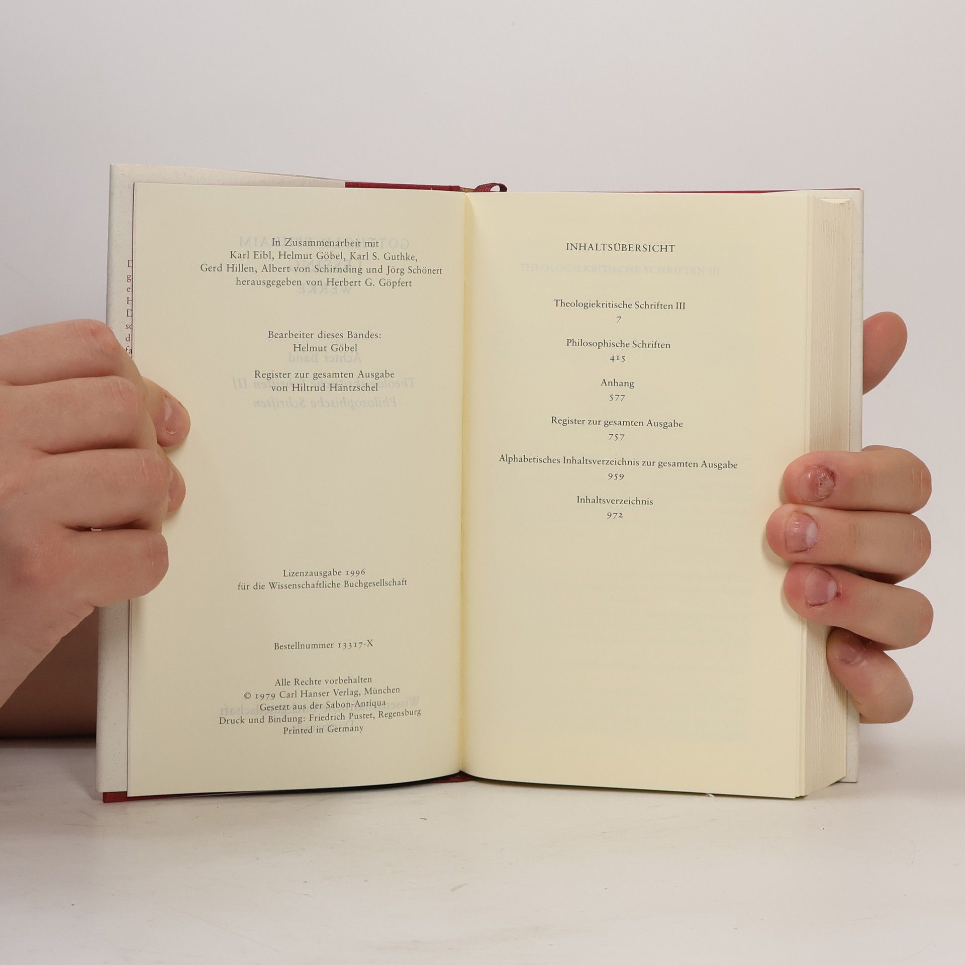 Gotthold Ephraim Lessing Werke VIII