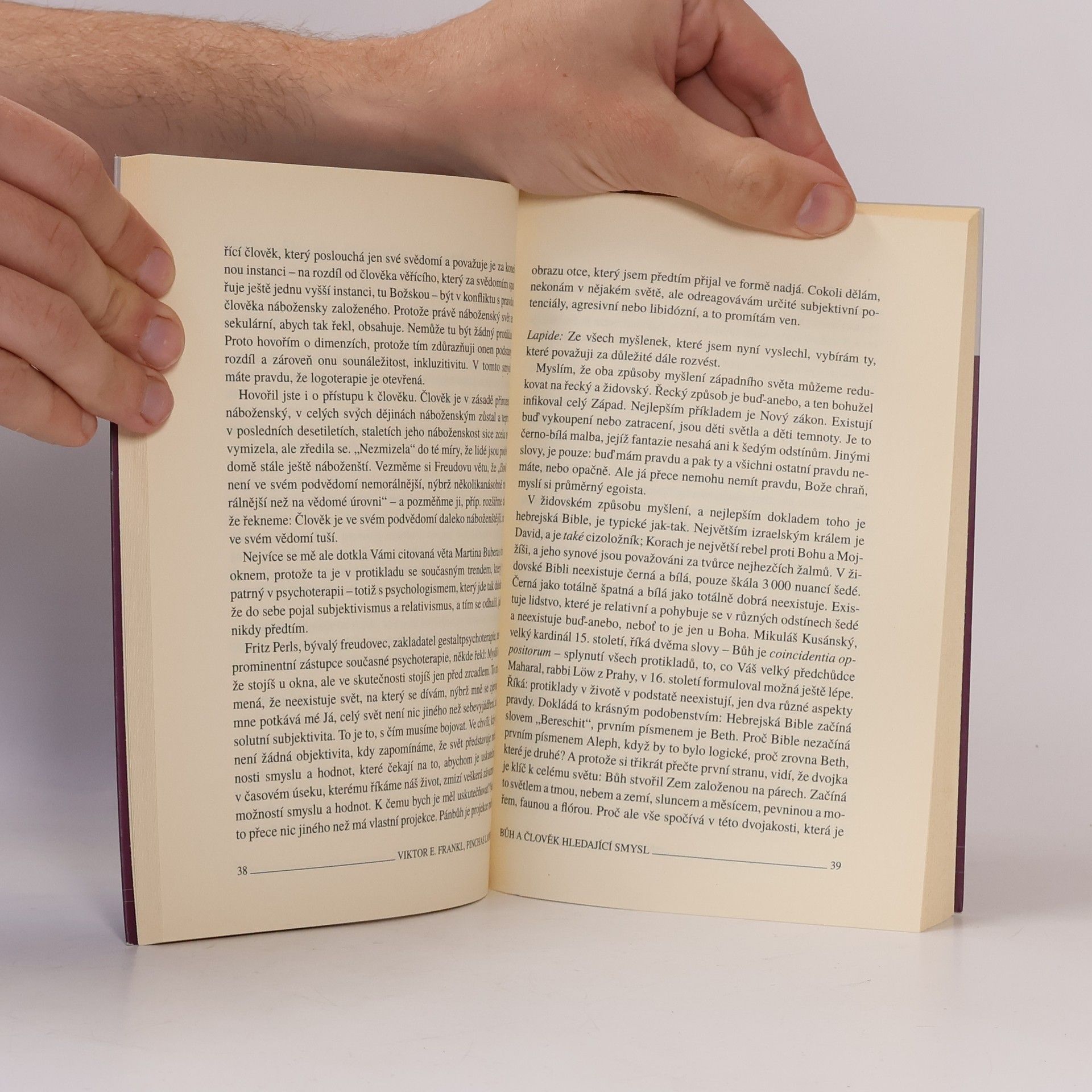 Viktor Frankl Bůh a člověk hledající smysl