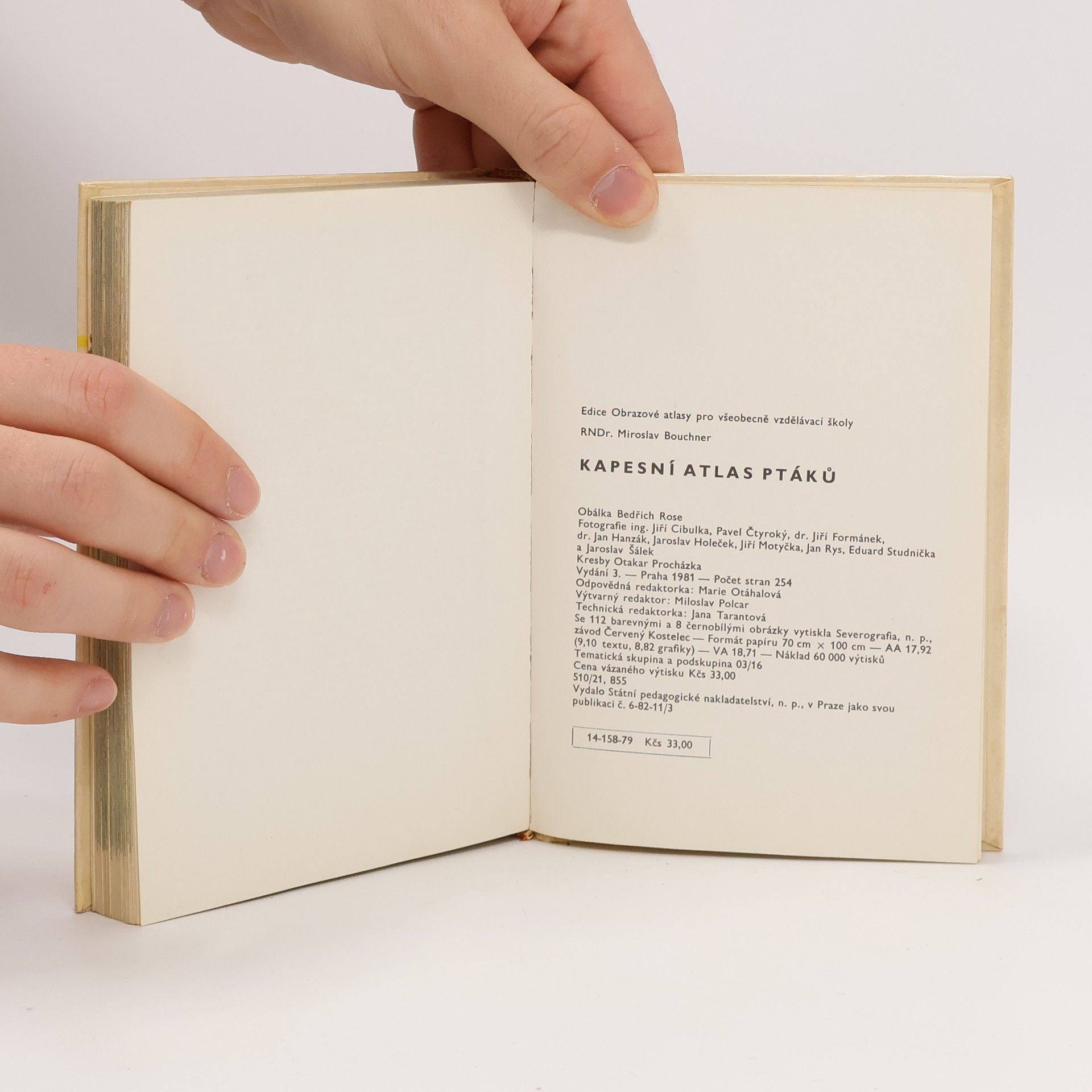 Miroslav Bouchner Kapesní atlas ptáků