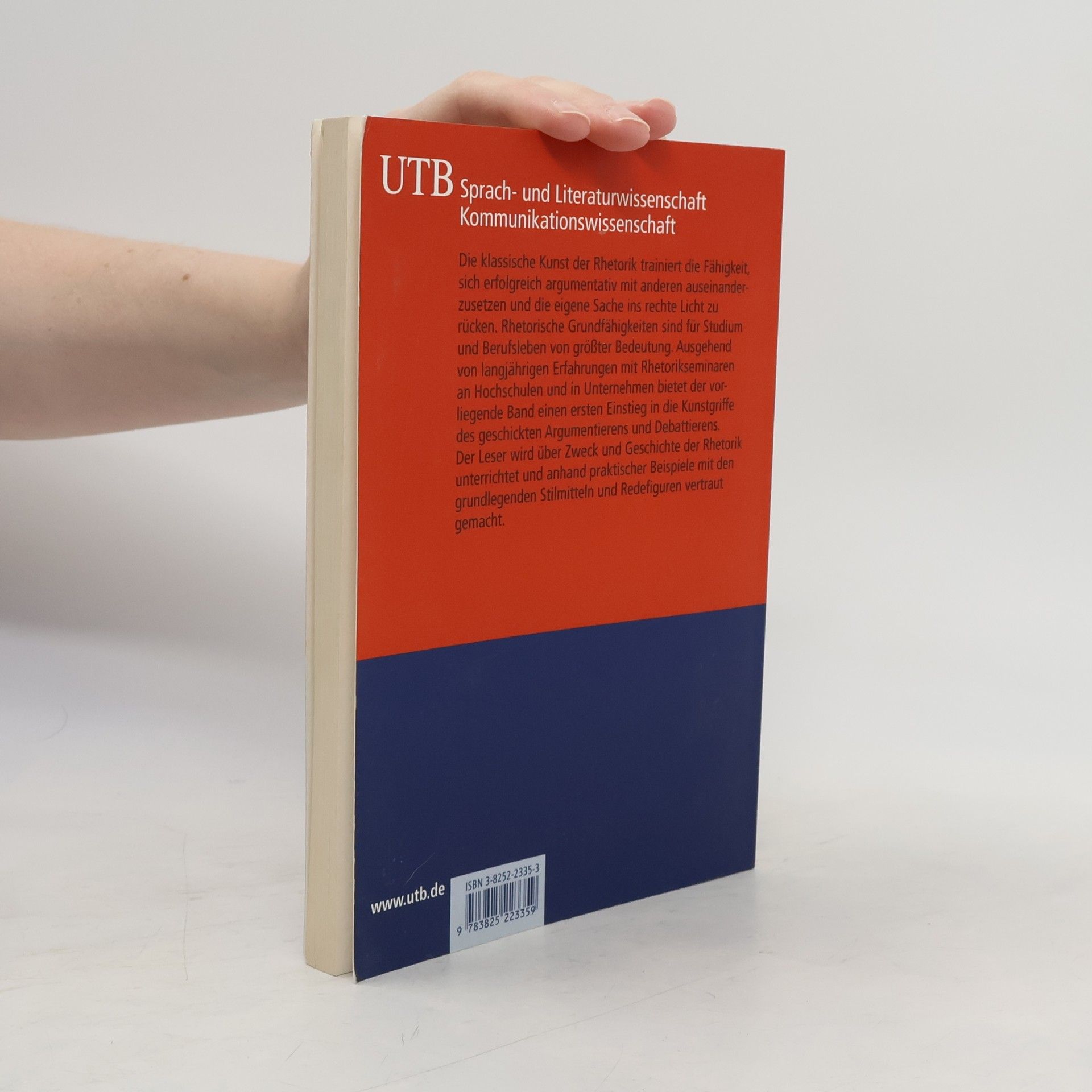 Lothar Kolmer Studienbuch Rhetorik