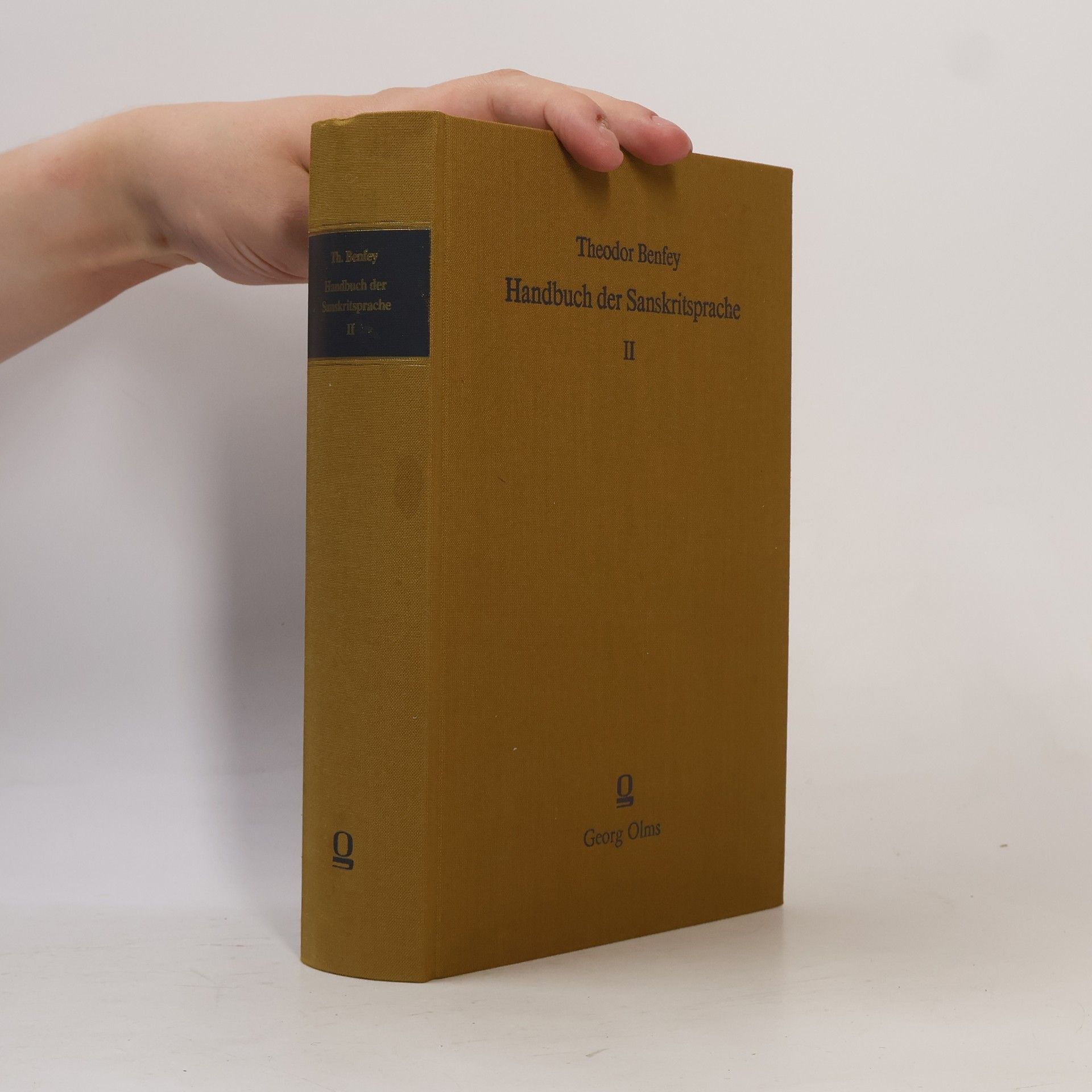 Theodor Benfey Handbuch der Sanskrit Sprache II